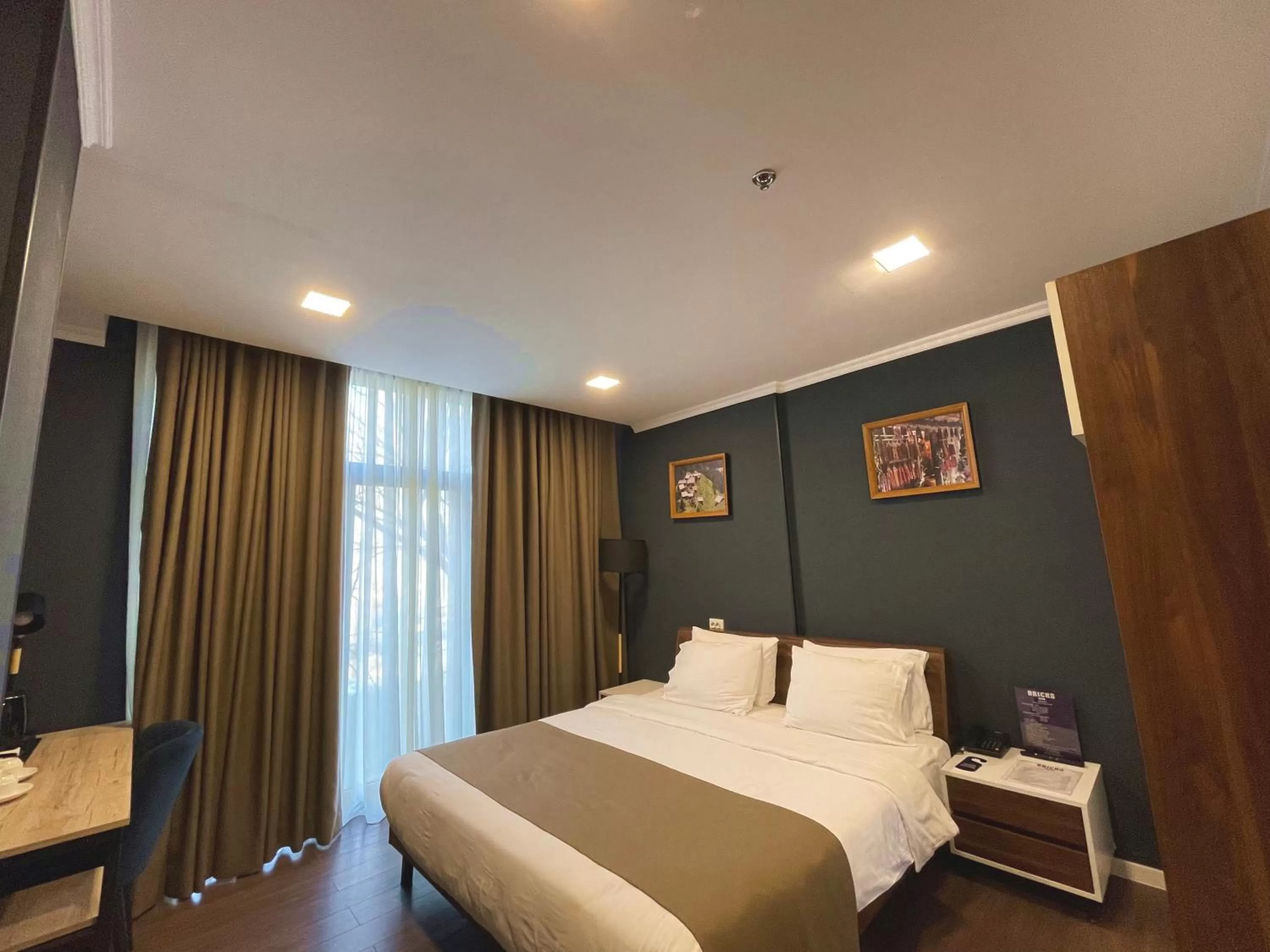 Bed in Bricks Hotel Tbilisi