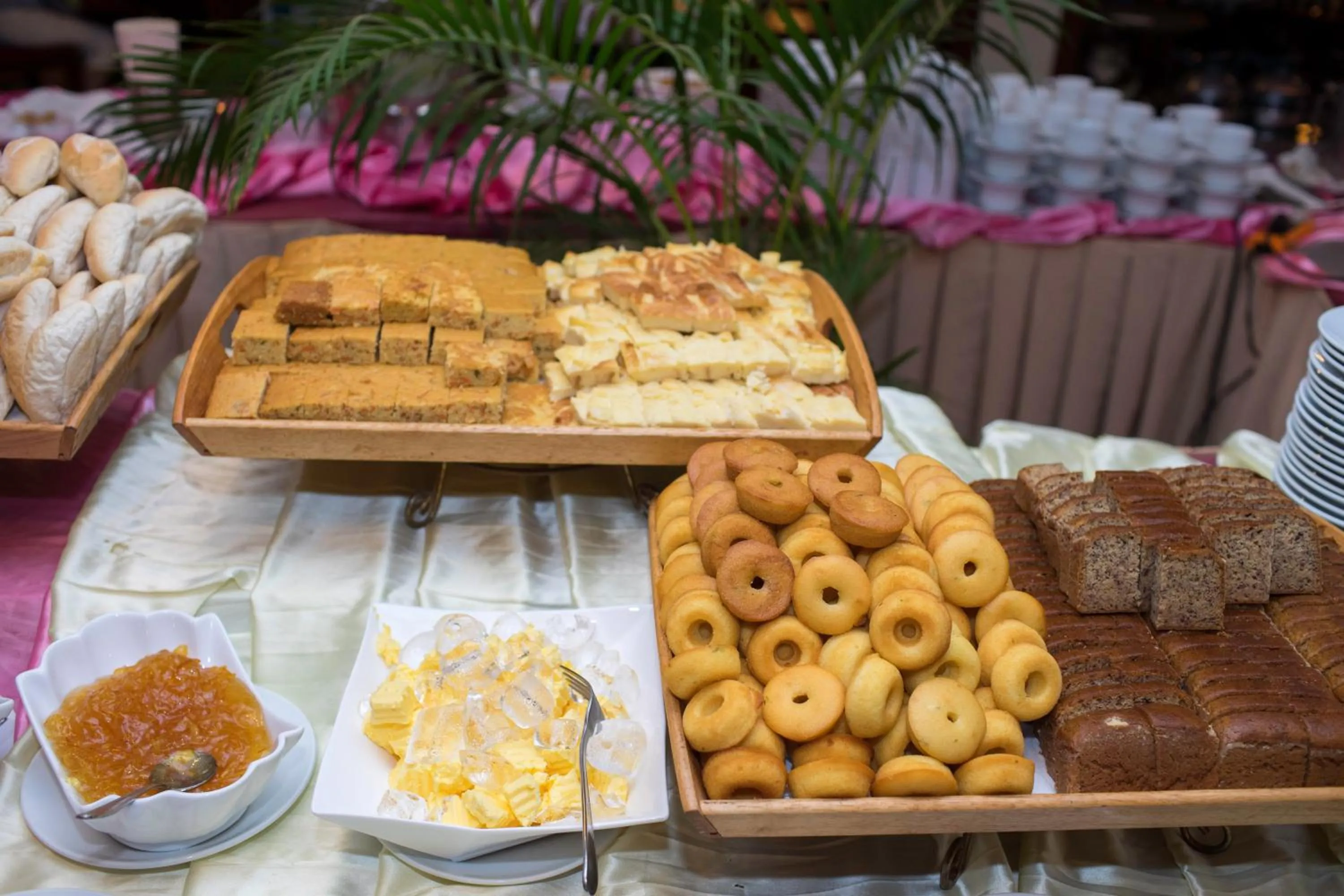 Buffet breakfast in Smiling Hotel