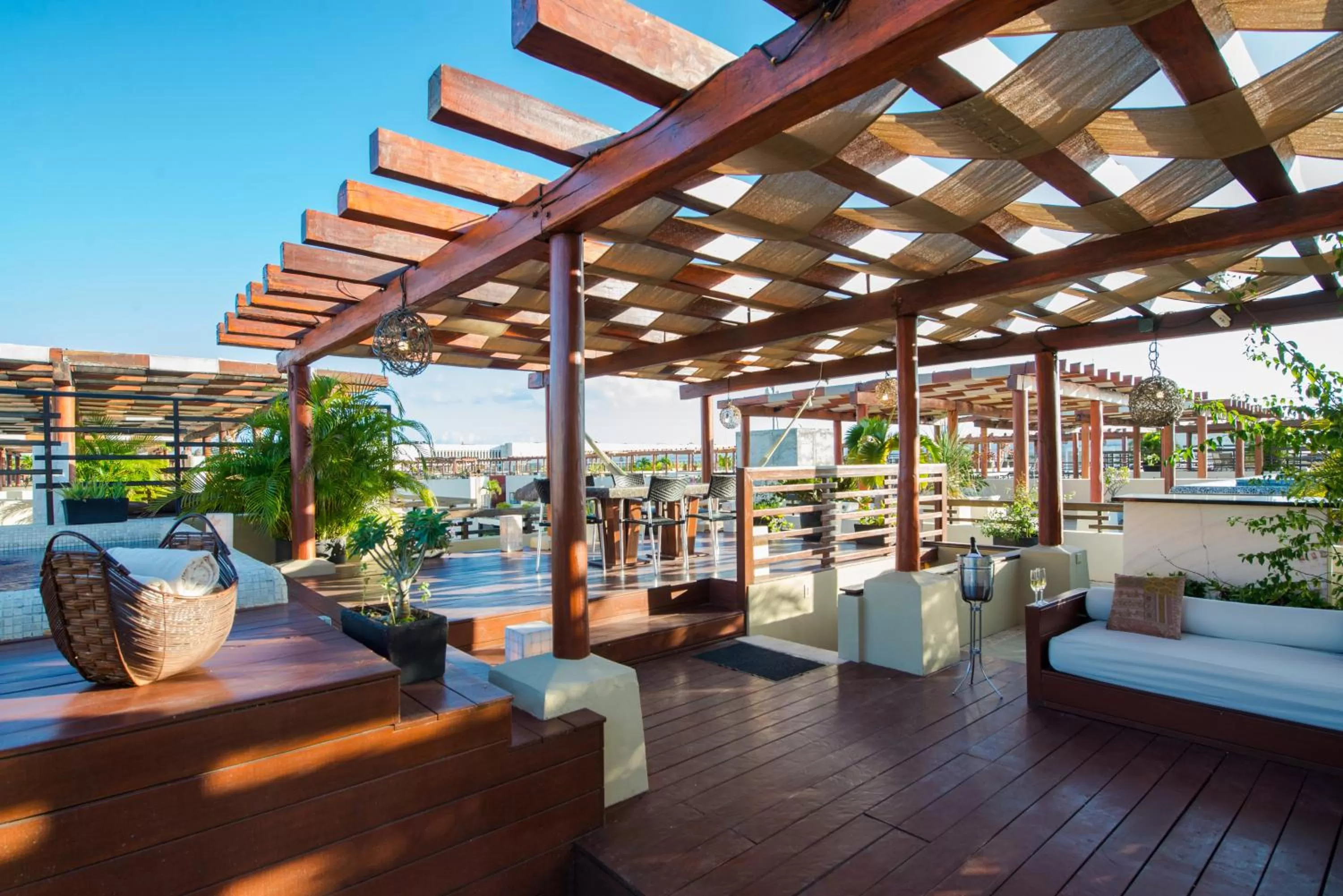 Pool view in La Divina by Aldea Thai