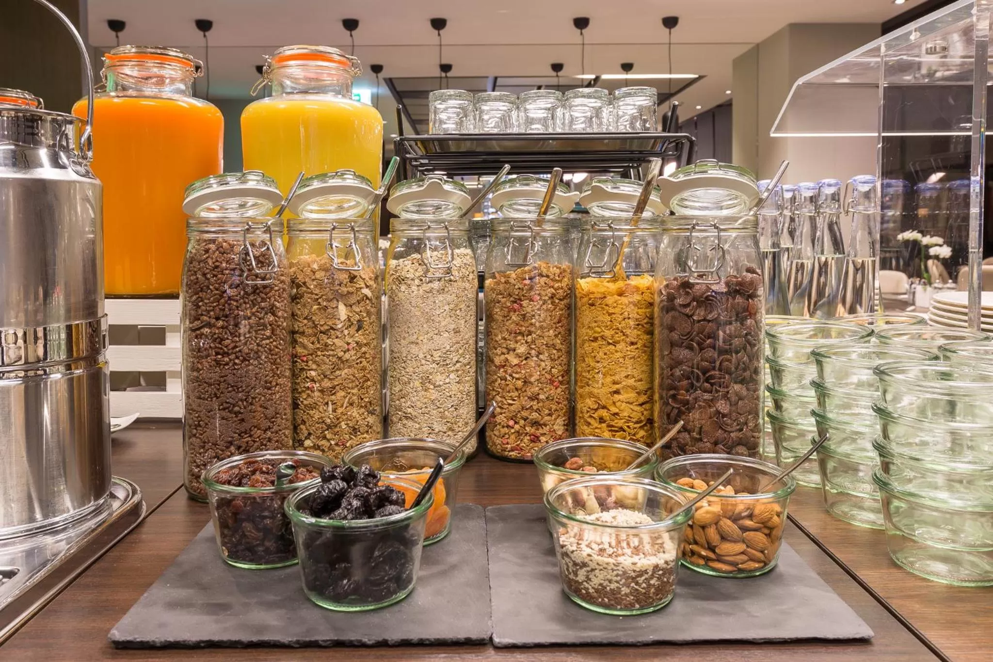 Buffet breakfast in Novotel Lugano Paradiso