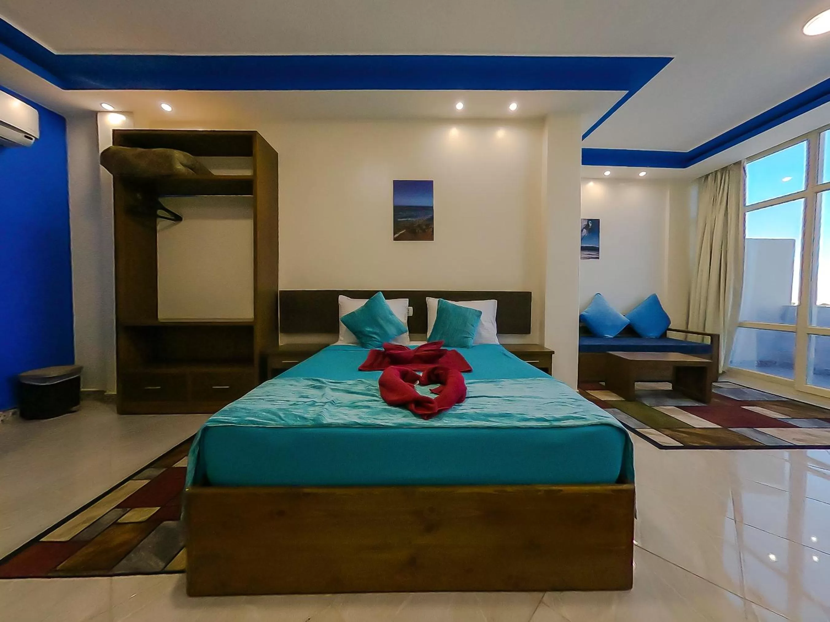 Bed in Seaview Panorama Boatel