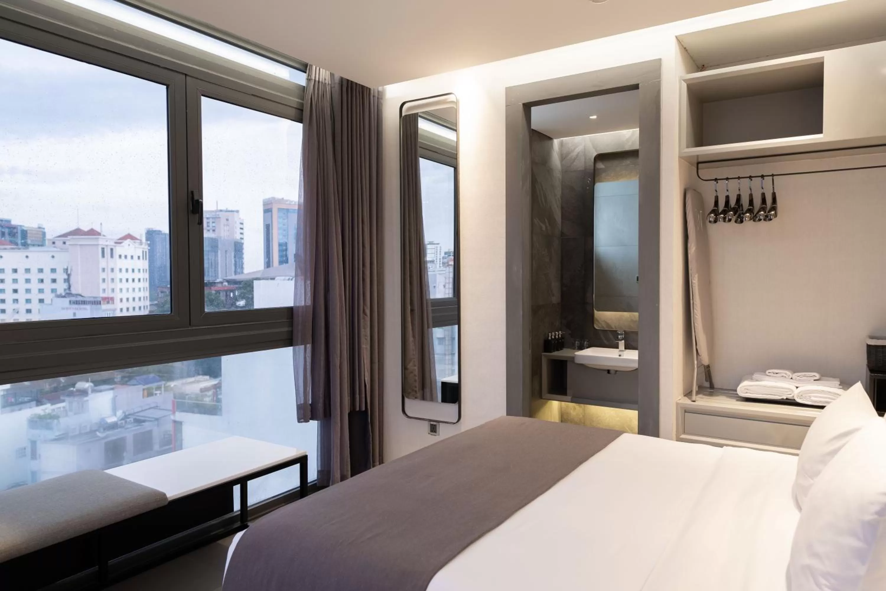 View (from property/room), Bed in M Hotel Saigon