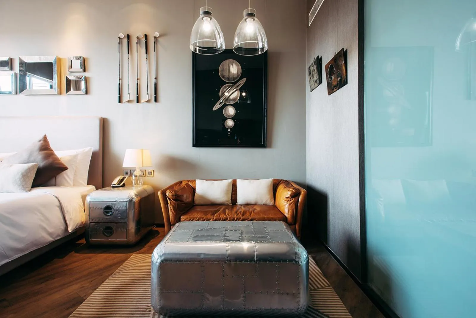 Seating area, Bed in Orient-Anyi international Hotel