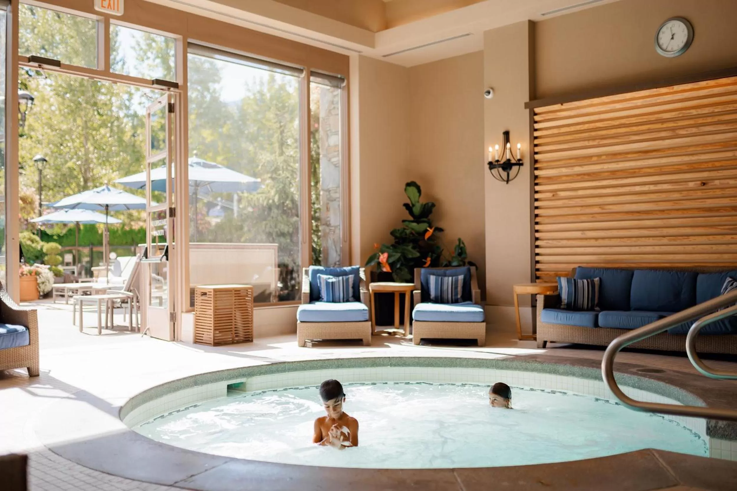 Swimming pool in Fairmont Chateau Whistler