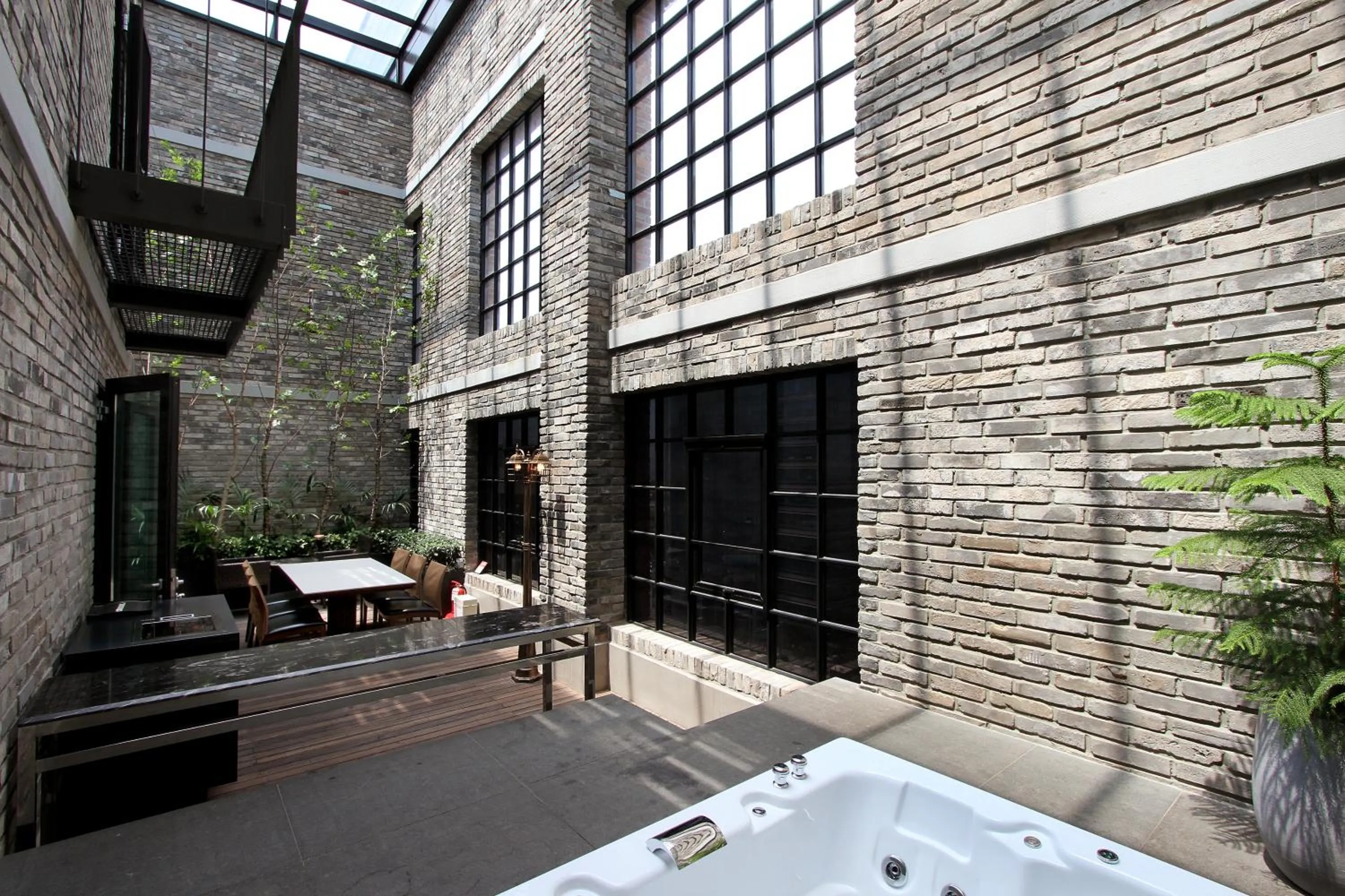 Patio in Boutique Hotel Loft