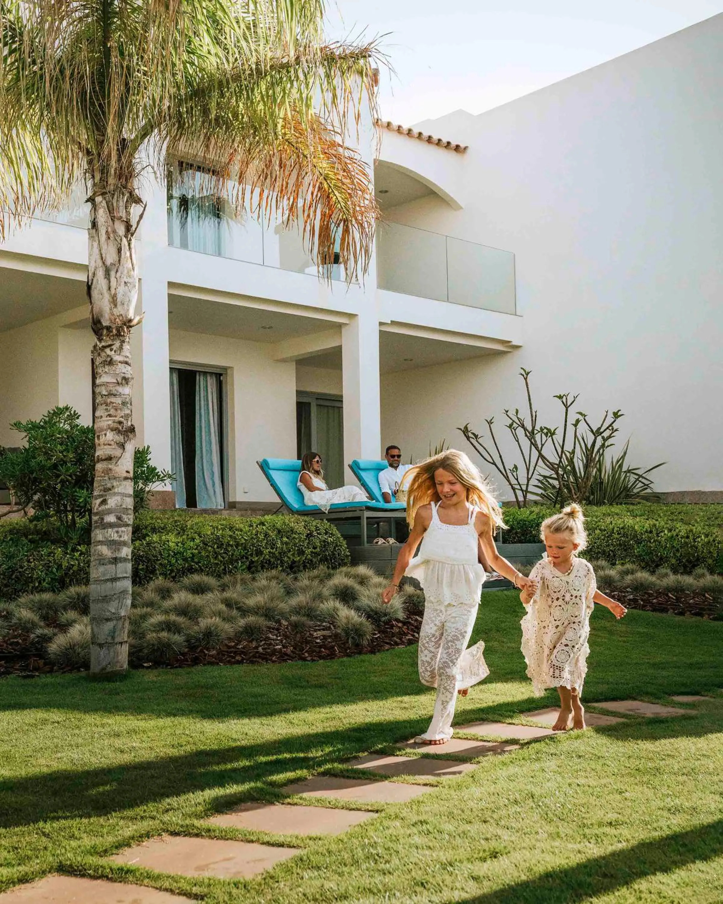 Family in 7Pines Resort Ibiza, part of Destination by Hyatt