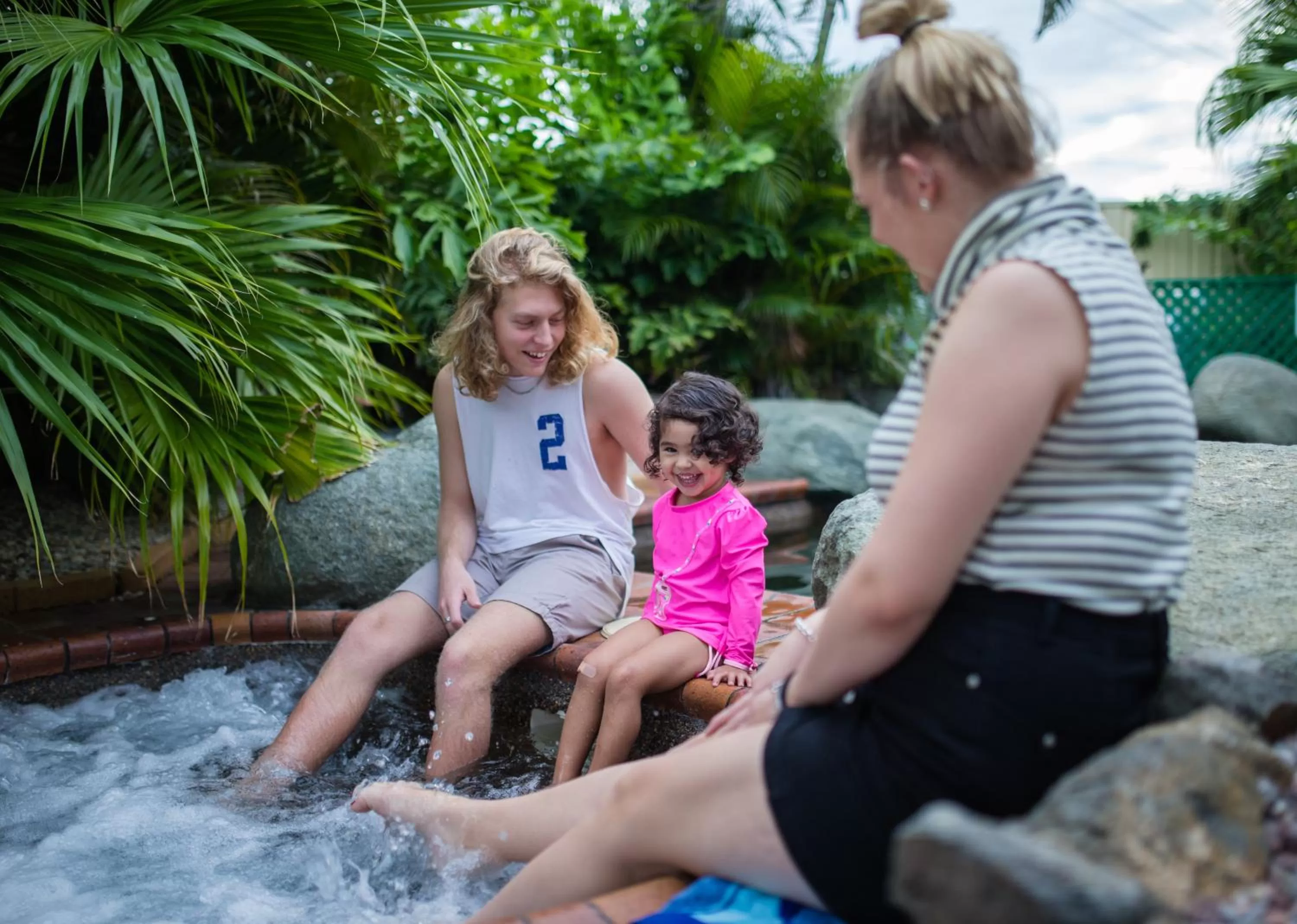 Family in Glenmore Palms Motel