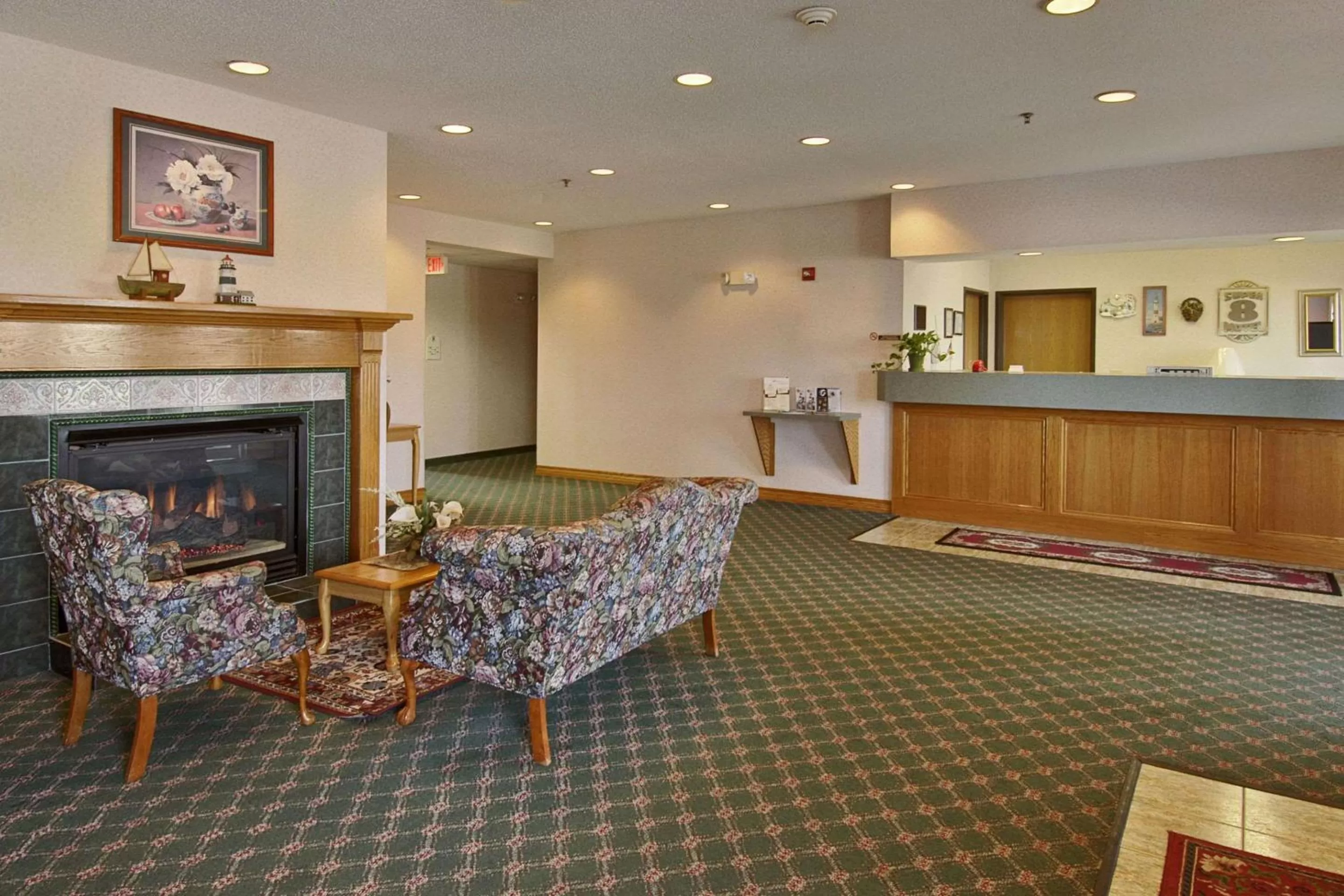 Lobby or reception in Rodeway Inn Urbana Champaign University Area