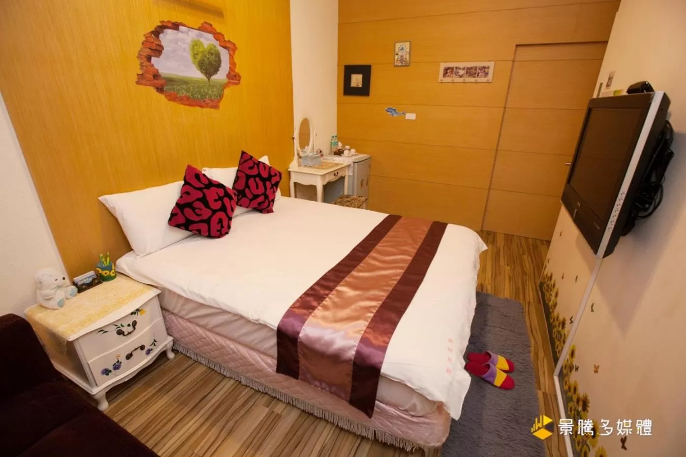 Photo of the whole room, Bed in Hai Yang Feng Qing Homestay