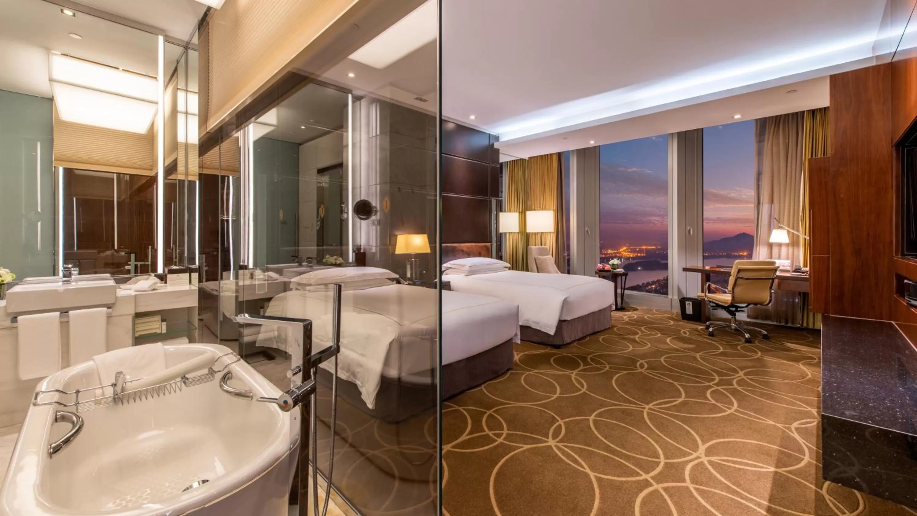 Photo of the whole room, Bed in InterContinental Nanjing by IHG