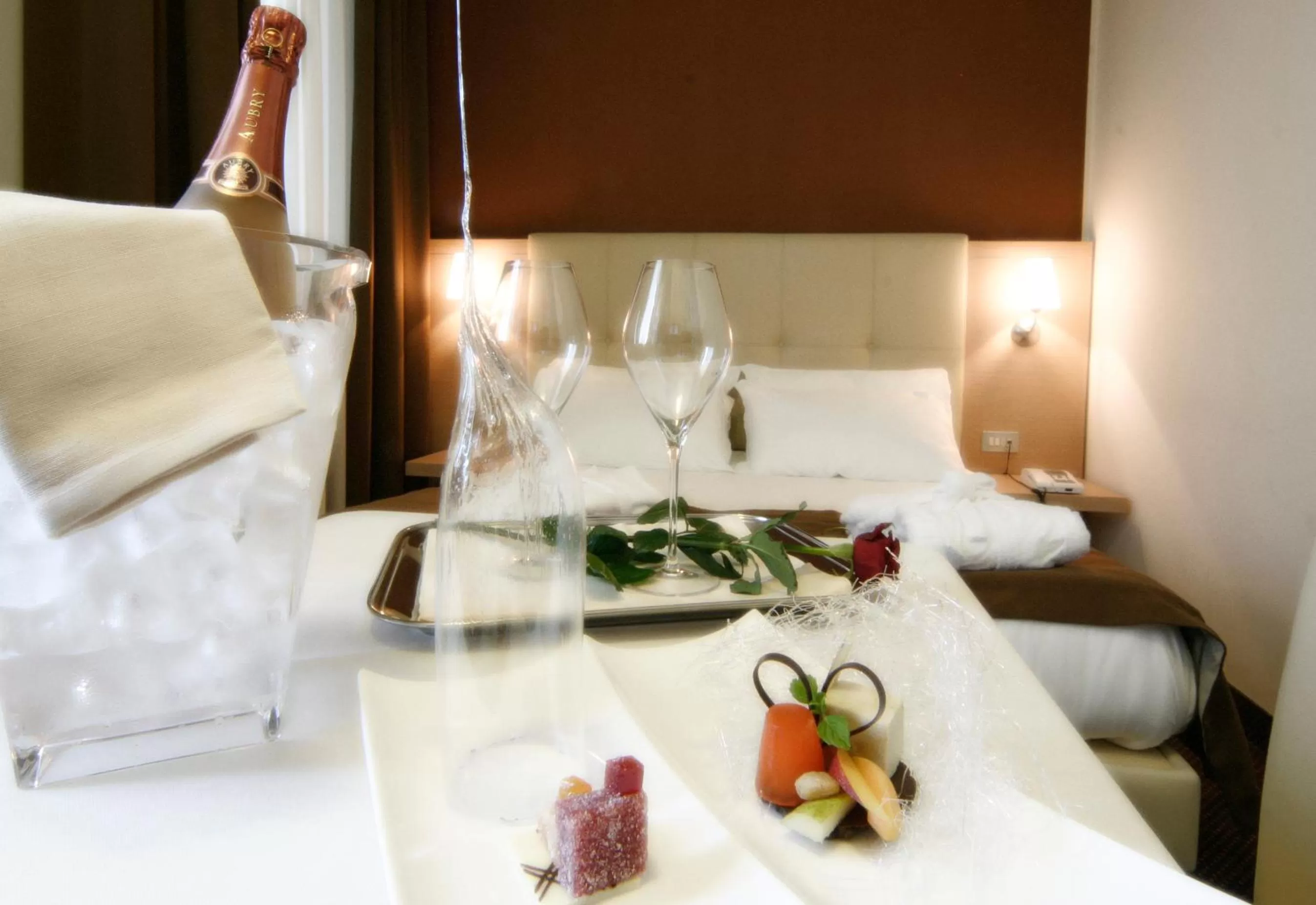 Bed in Hotel Vittoria