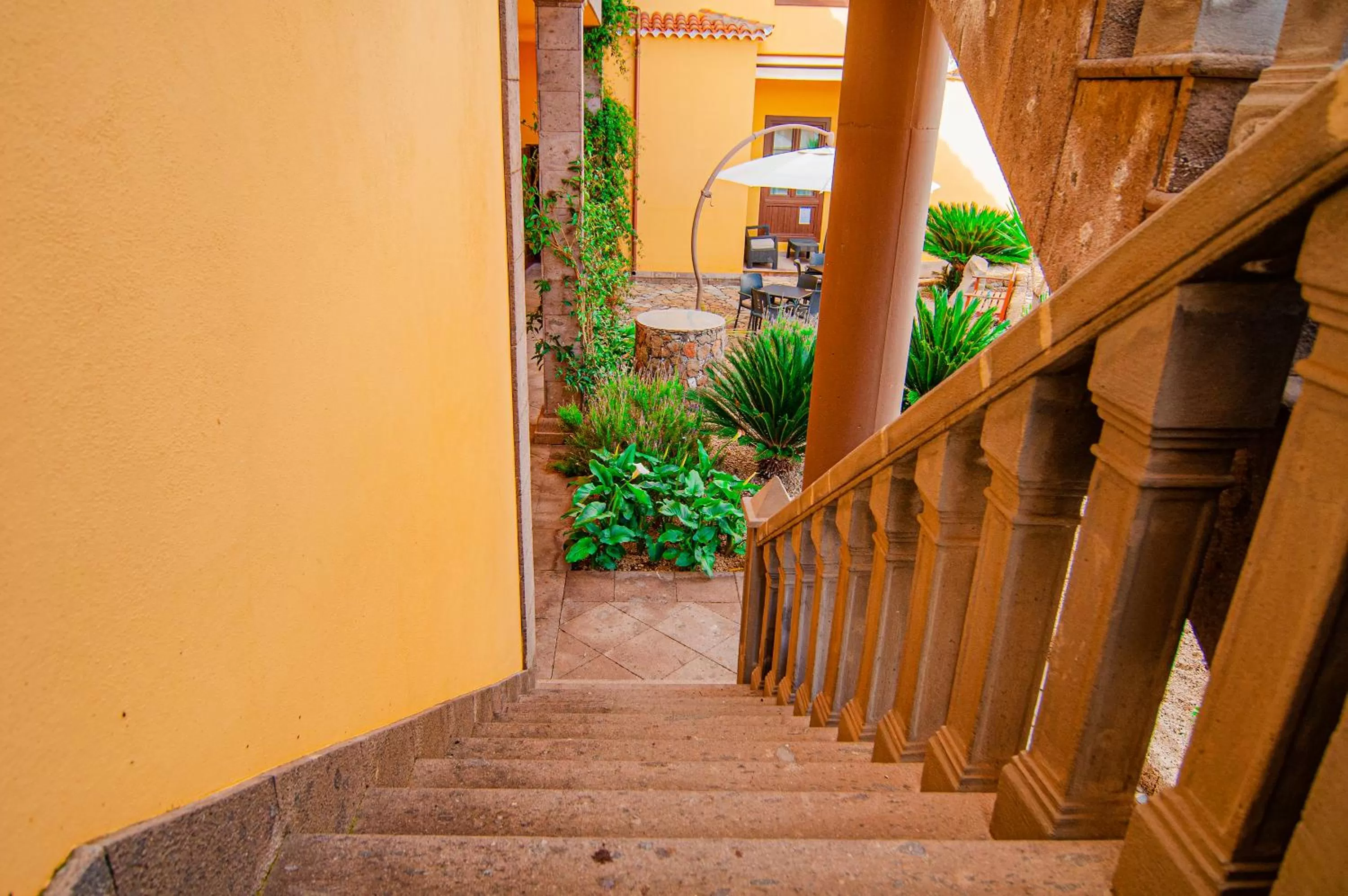 Patio in Hotel El Tejar & Spa