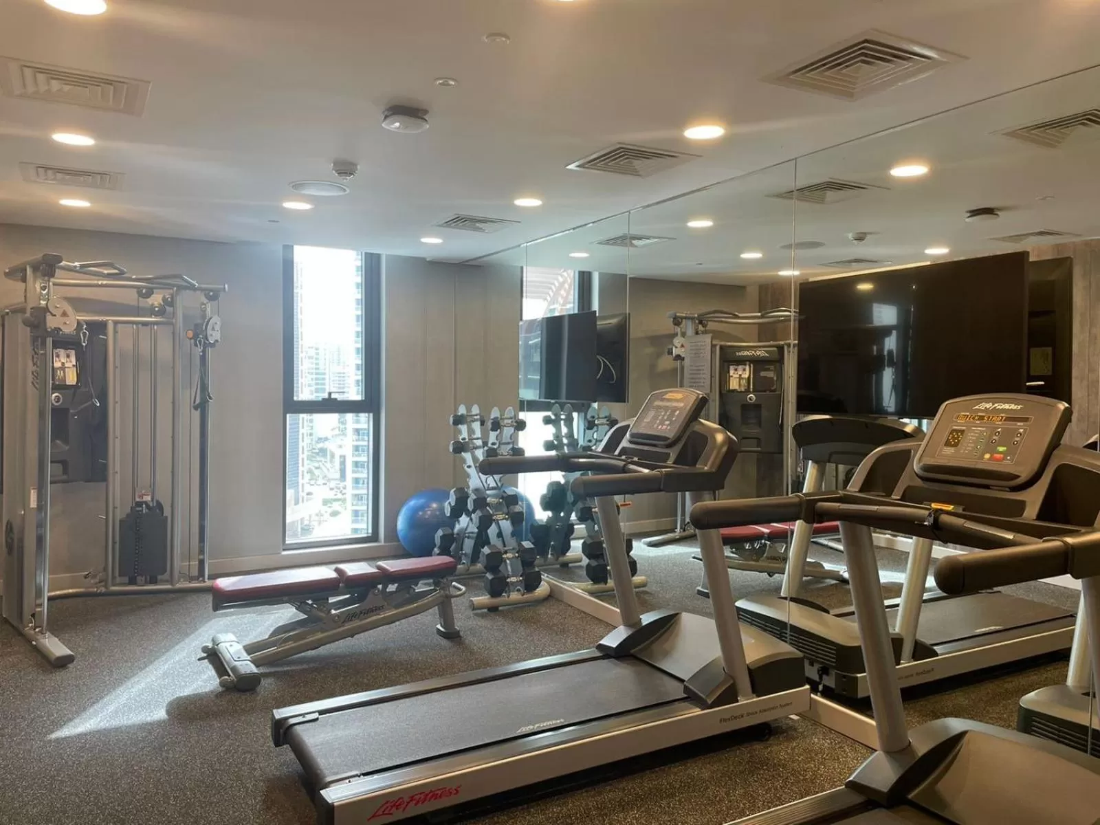 Fitness centre/facilities in Premier Inn Dubai Barsha Heights