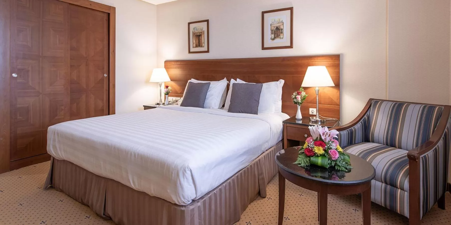 Photo of the whole room, Bed in Crowne Plaza Riyadh Palace by IHG