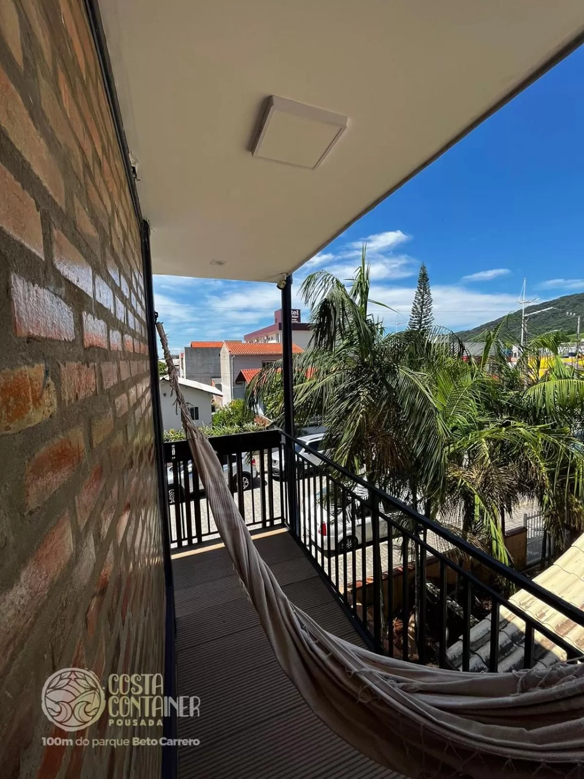 Balcony/Terrace in Pousada Costa Container