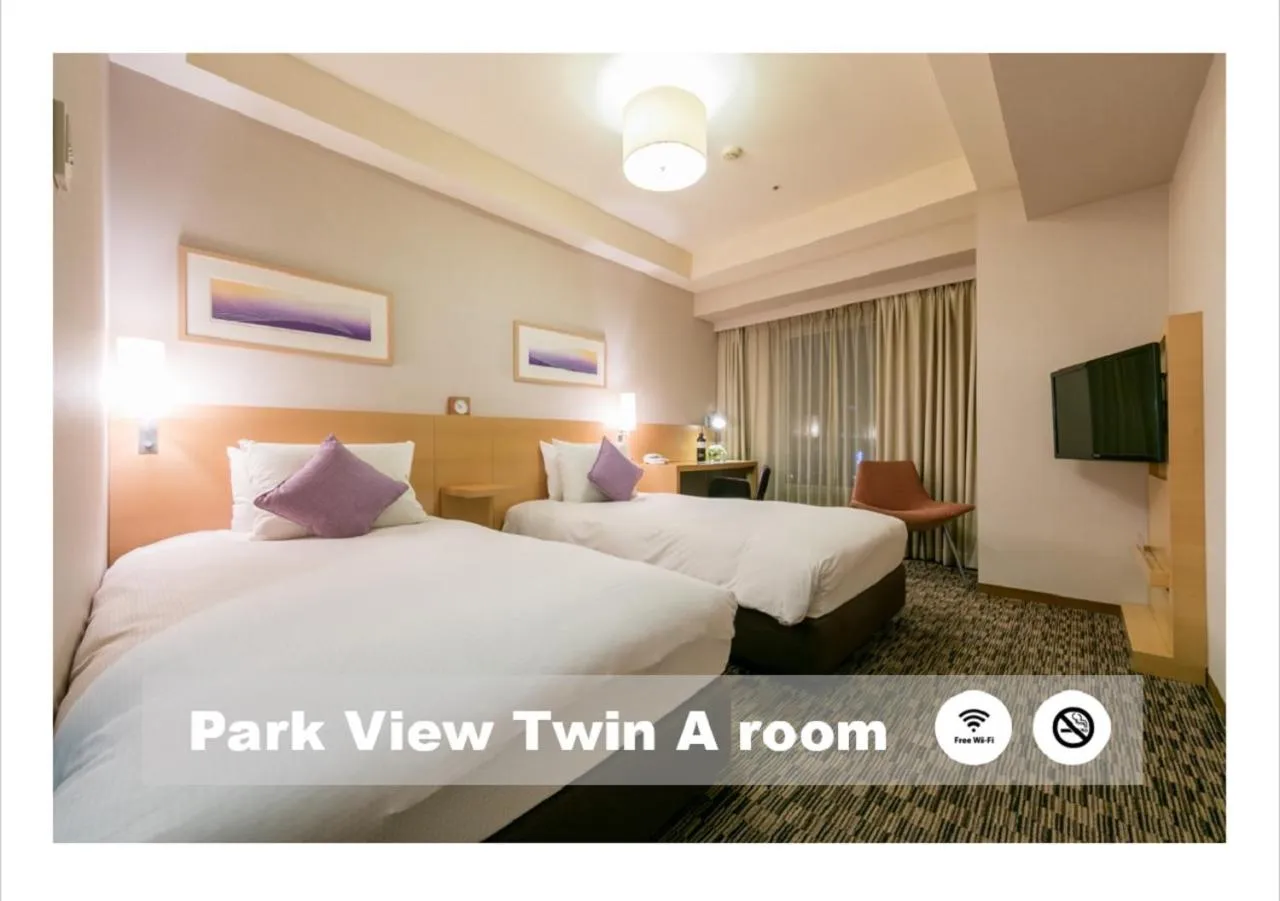 Twin Room A - Non-Smoking - Park View in Hotel Resol Trinity Sapporo