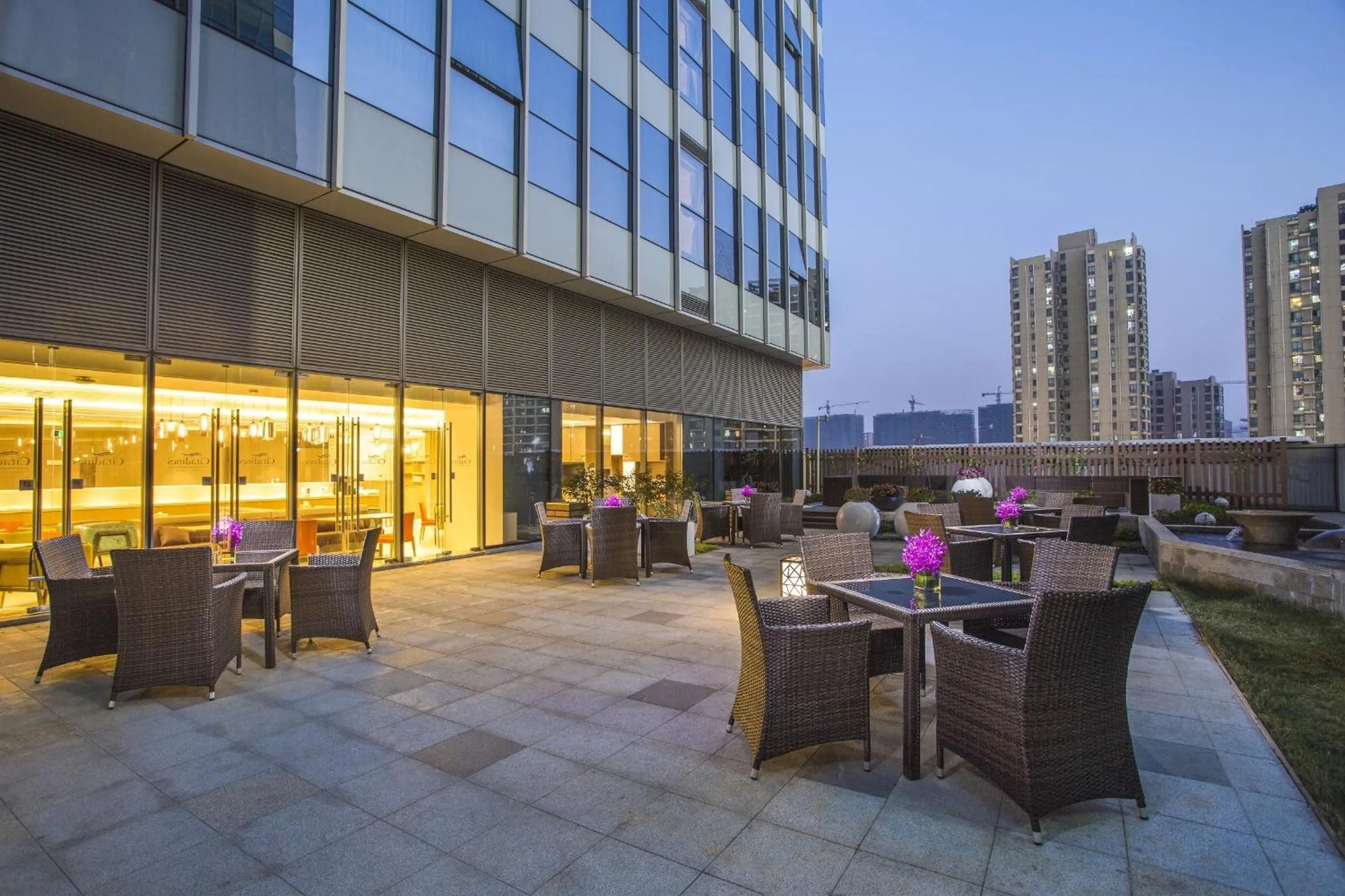 Balcony/Terrace in Citadines Intime City Hangzhou