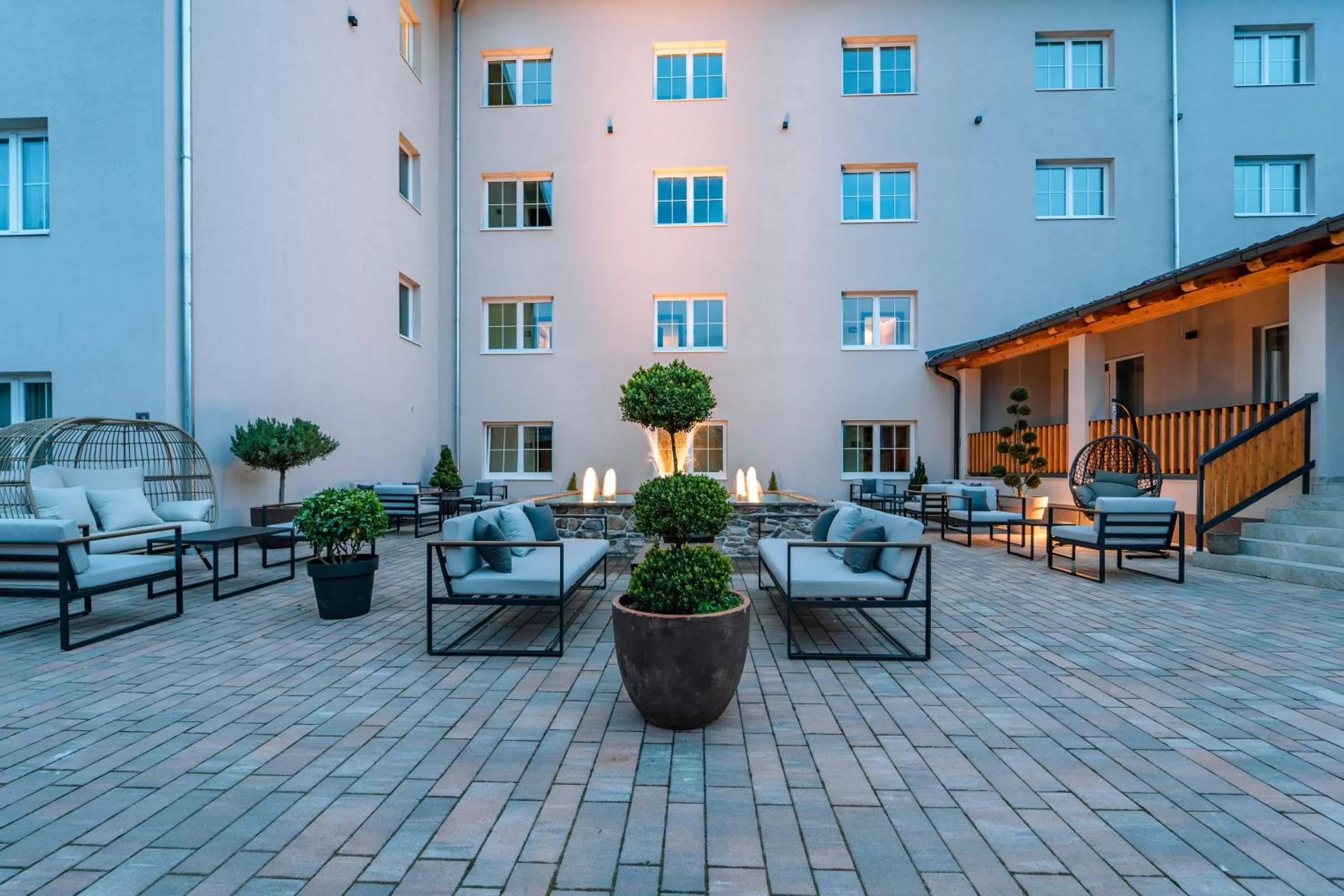 Garden in Hotel Mirjana & Rastoke