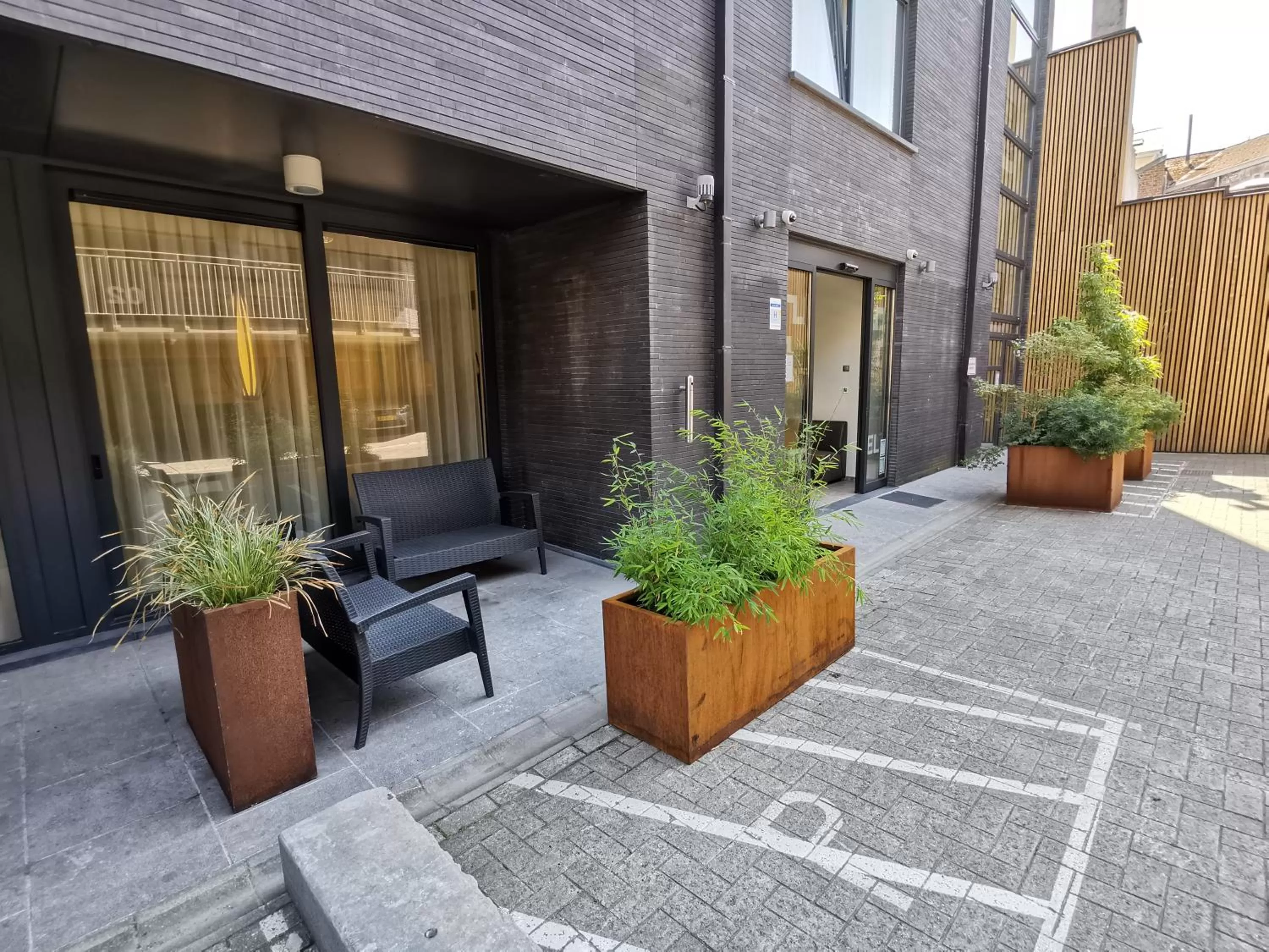 Patio in Tower Hotel Aalst