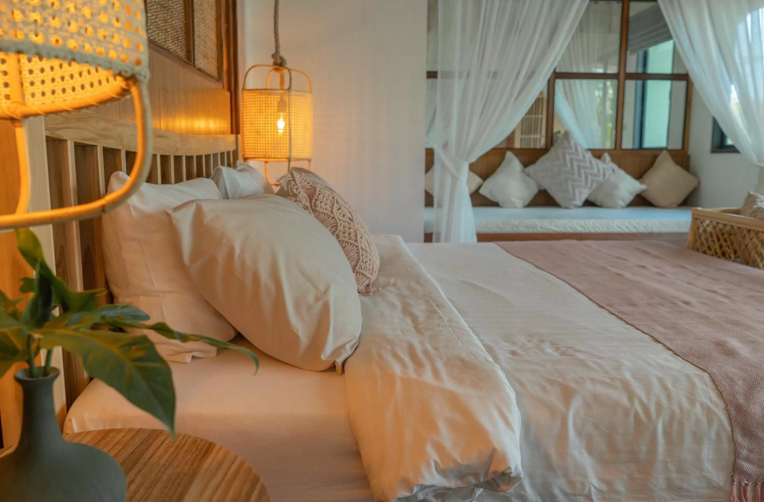 Bed in The Spa Koh Chang Resort