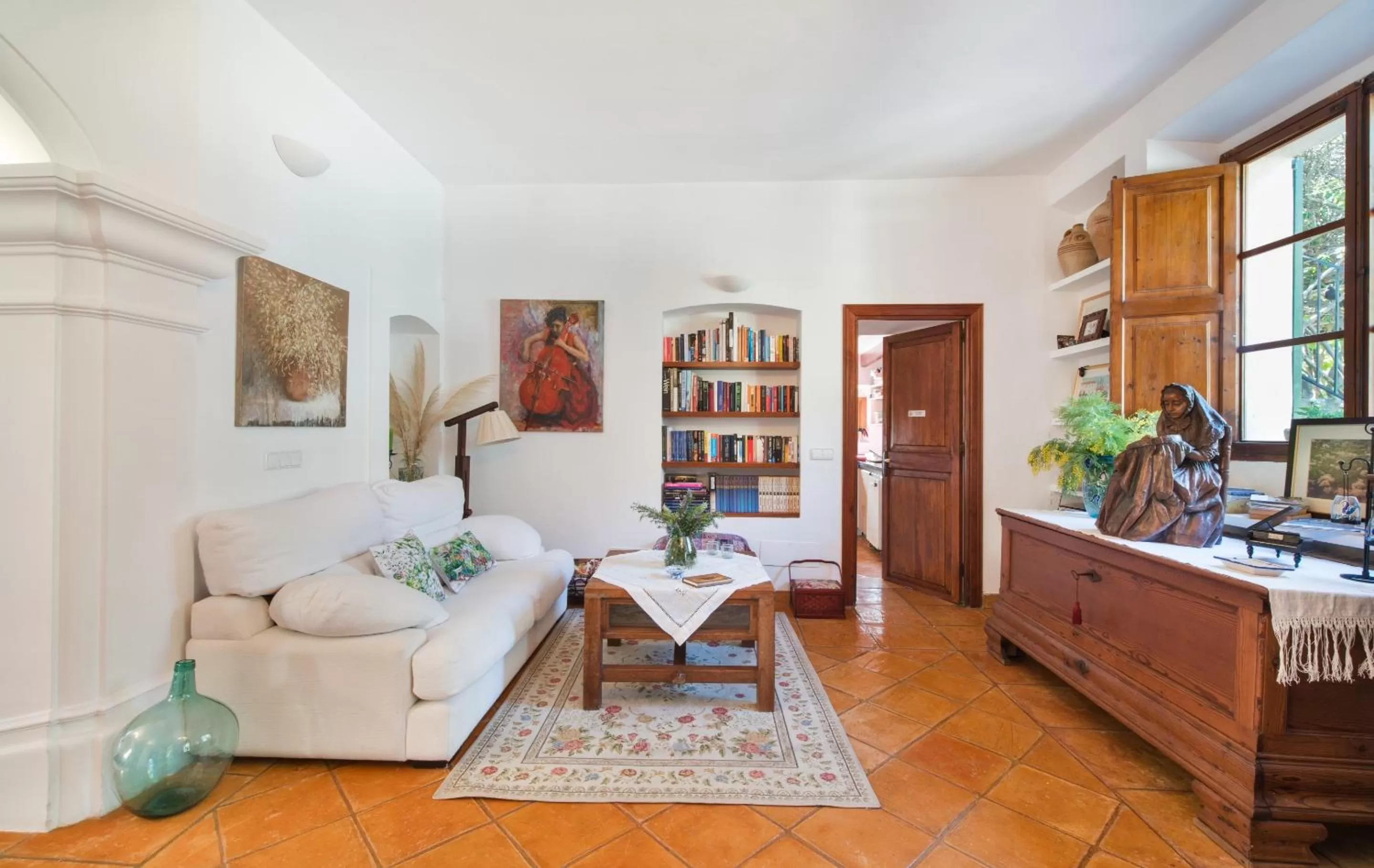 Seating area in Sa Vall Valldemossa