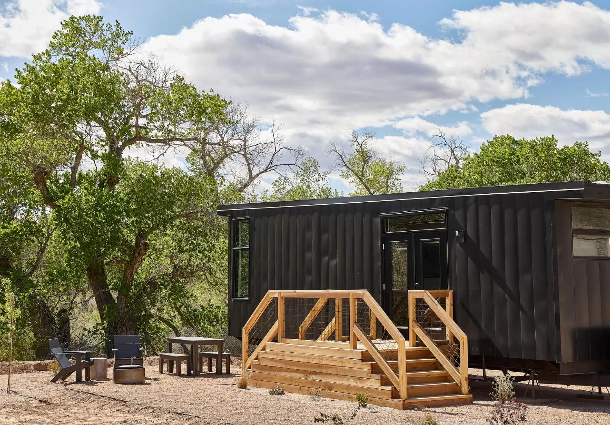 Patio in AutoCamp Zion