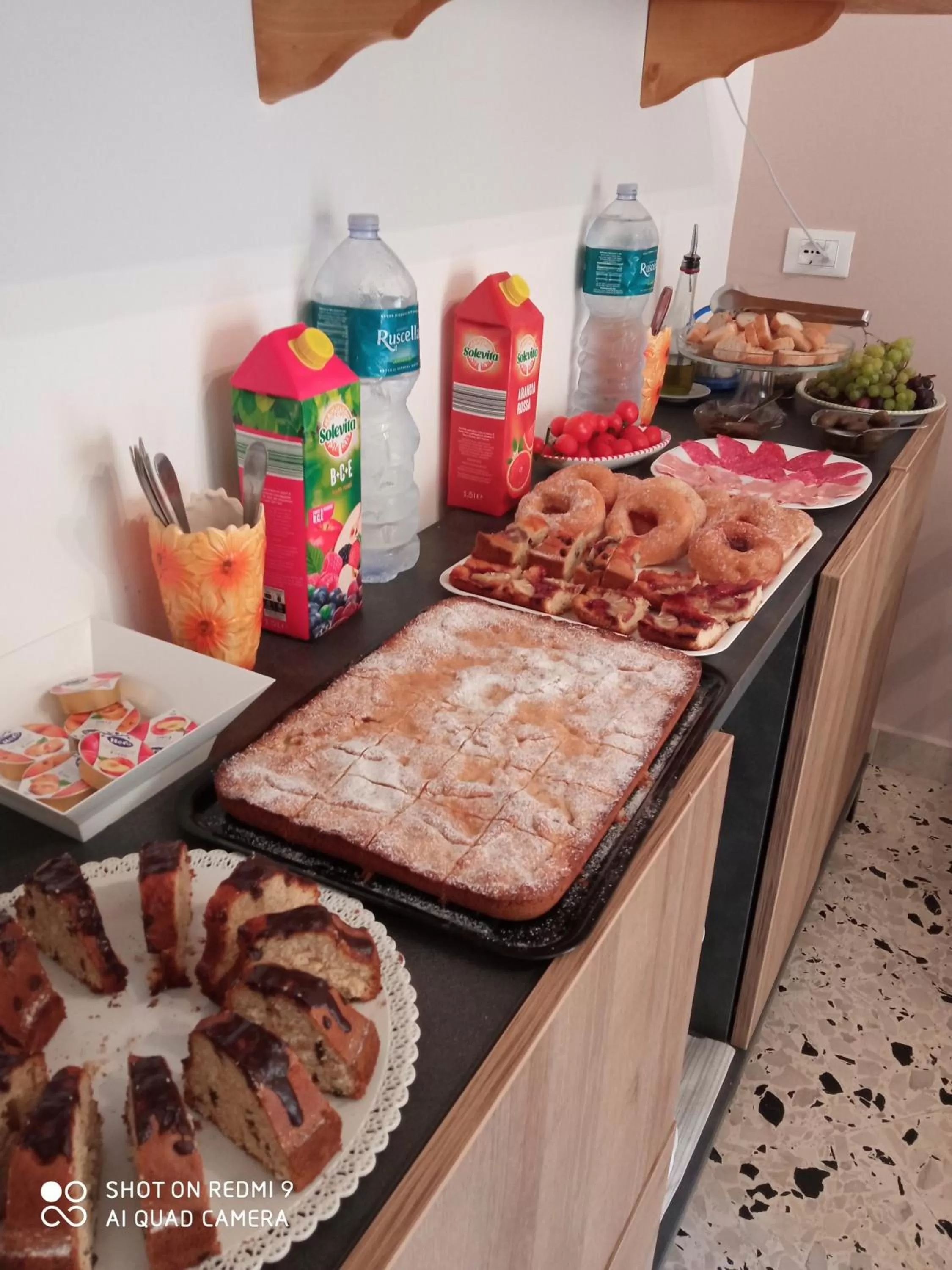 Food and drinks in B&B A Modo Mio