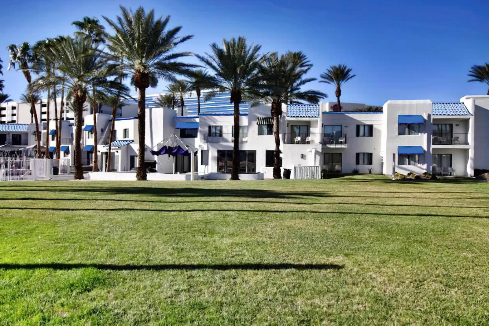 Inner courtyard view in Serene Vegas Boutique Hotel Las Vegas