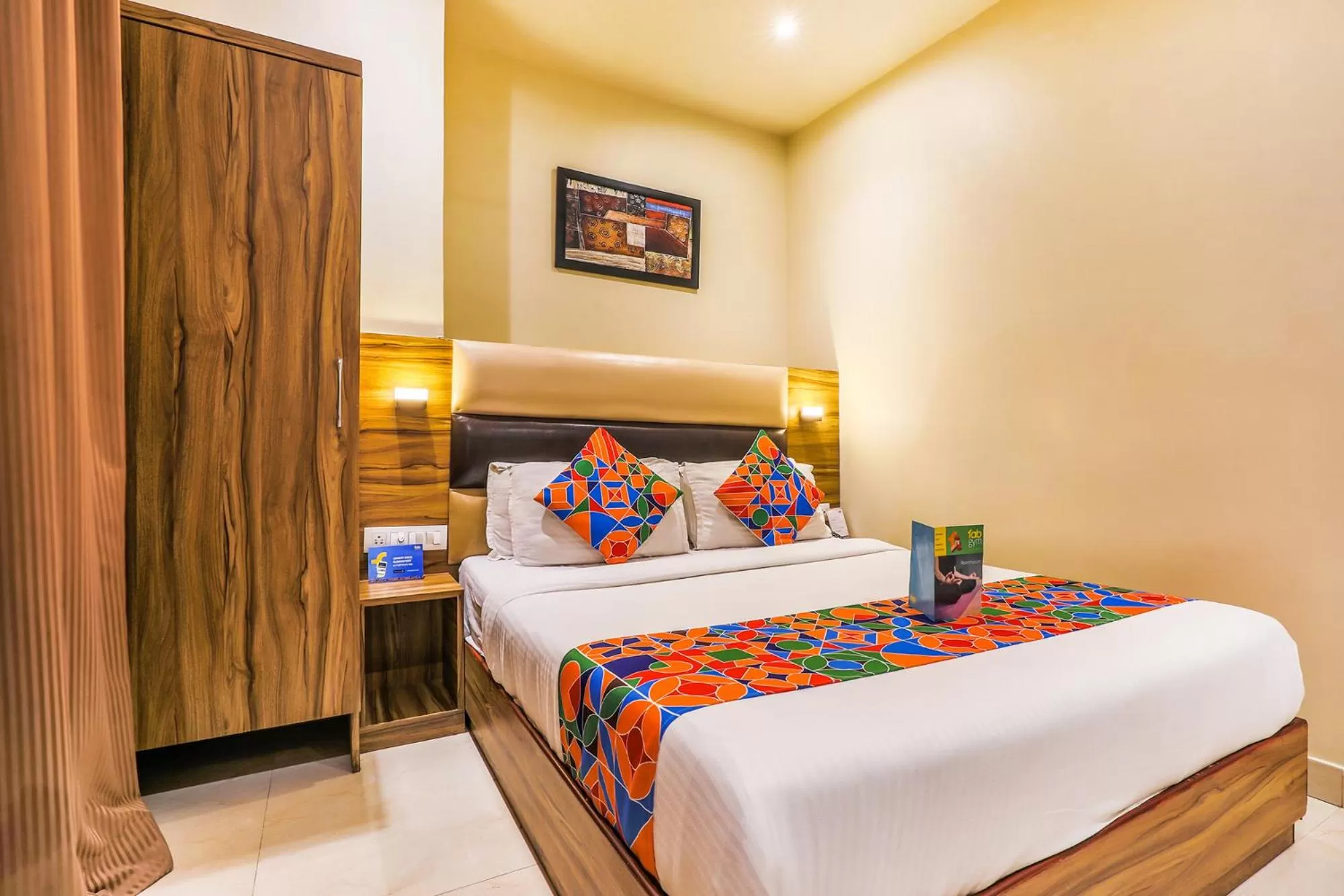 Bedroom, Bed in FabHotel Liwa International - Nr Mumbai International Airport