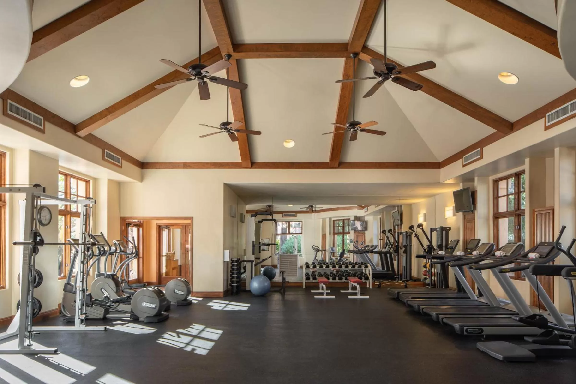 Fitness centre/facilities in Fairmont Sonoma Mission Inn & Spa