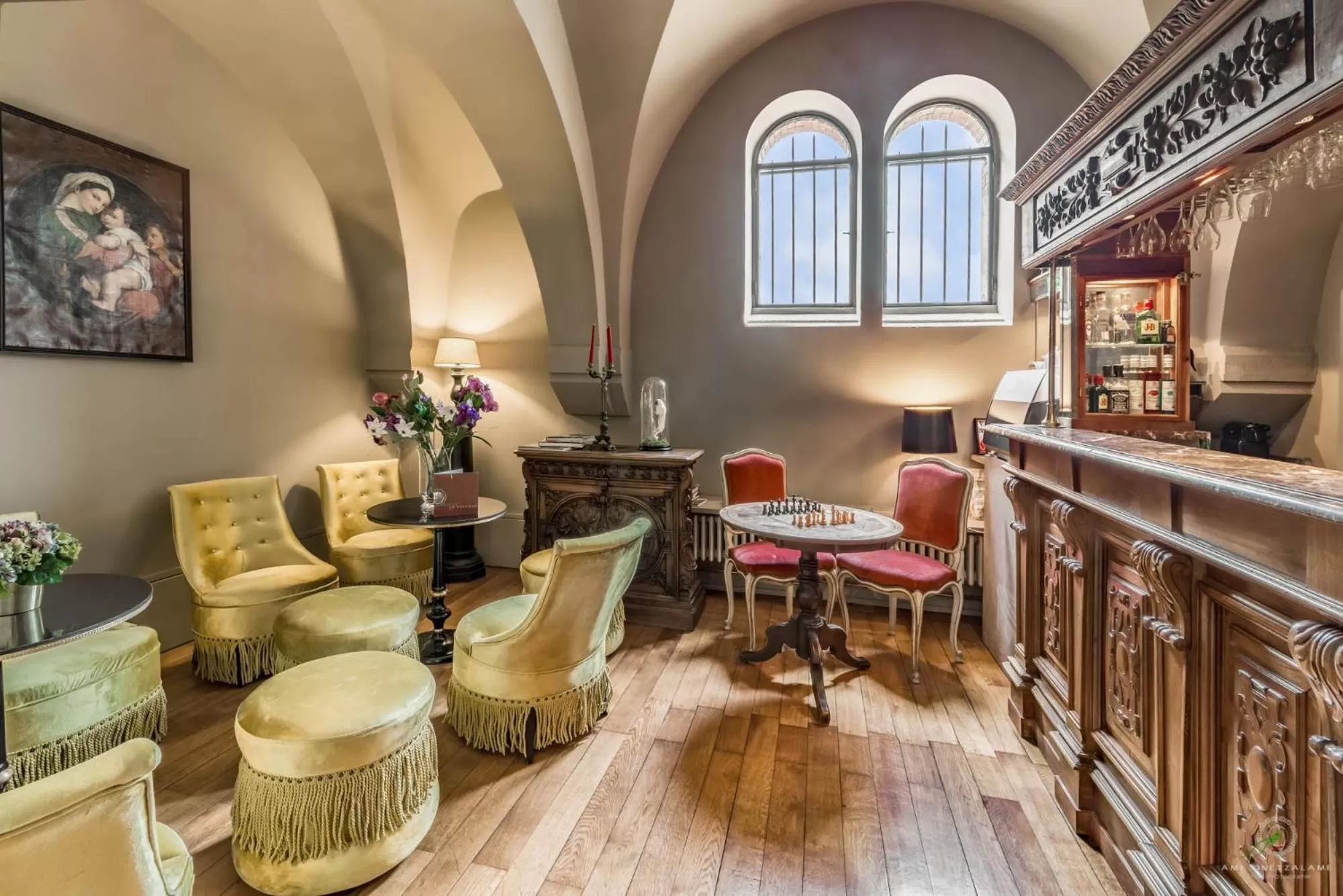 Lounge or bar, Lounge/Bar in Hôtel Restaurant Spa Le Sauvage