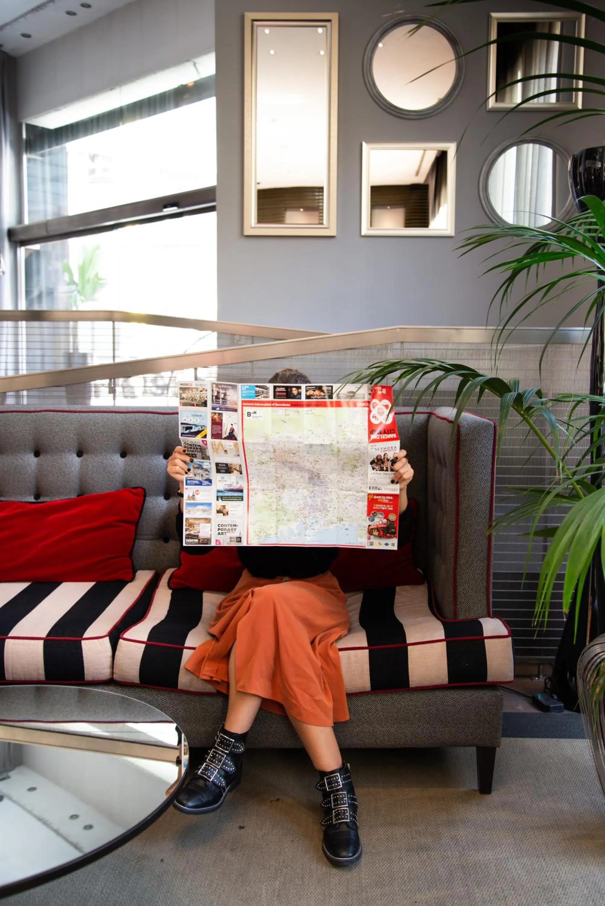 Lobby or reception in Pestana Arena Barcelona