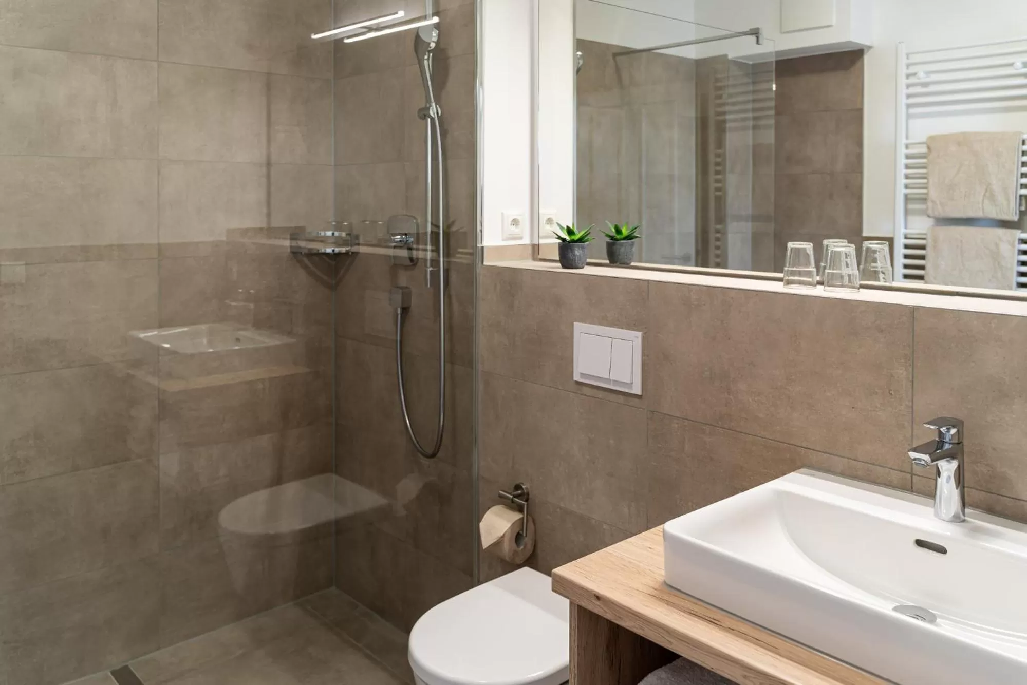 Bathroom in Strandhafer Aparthotel