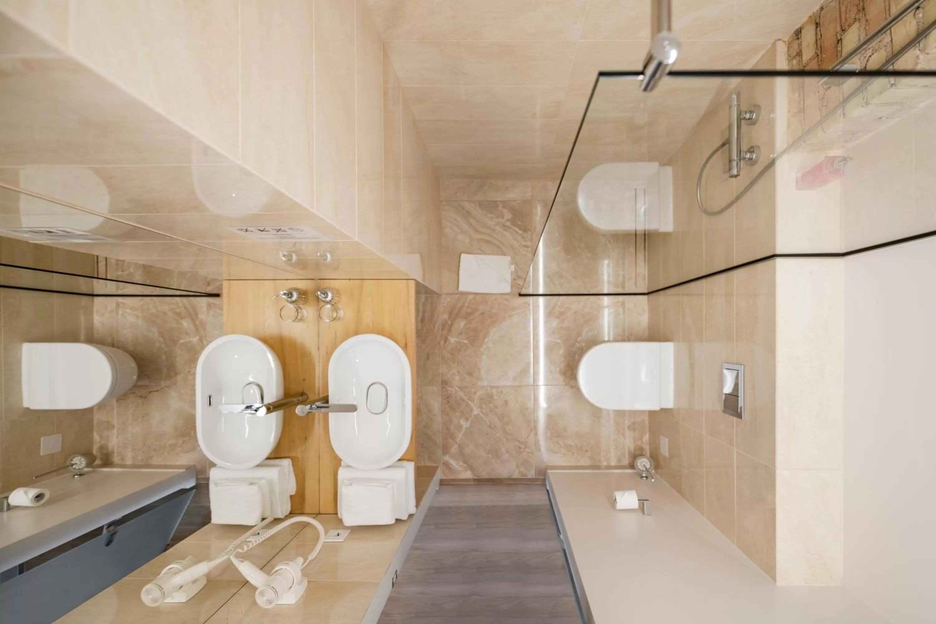 Shower, Bathroom in Vilnius Apartments