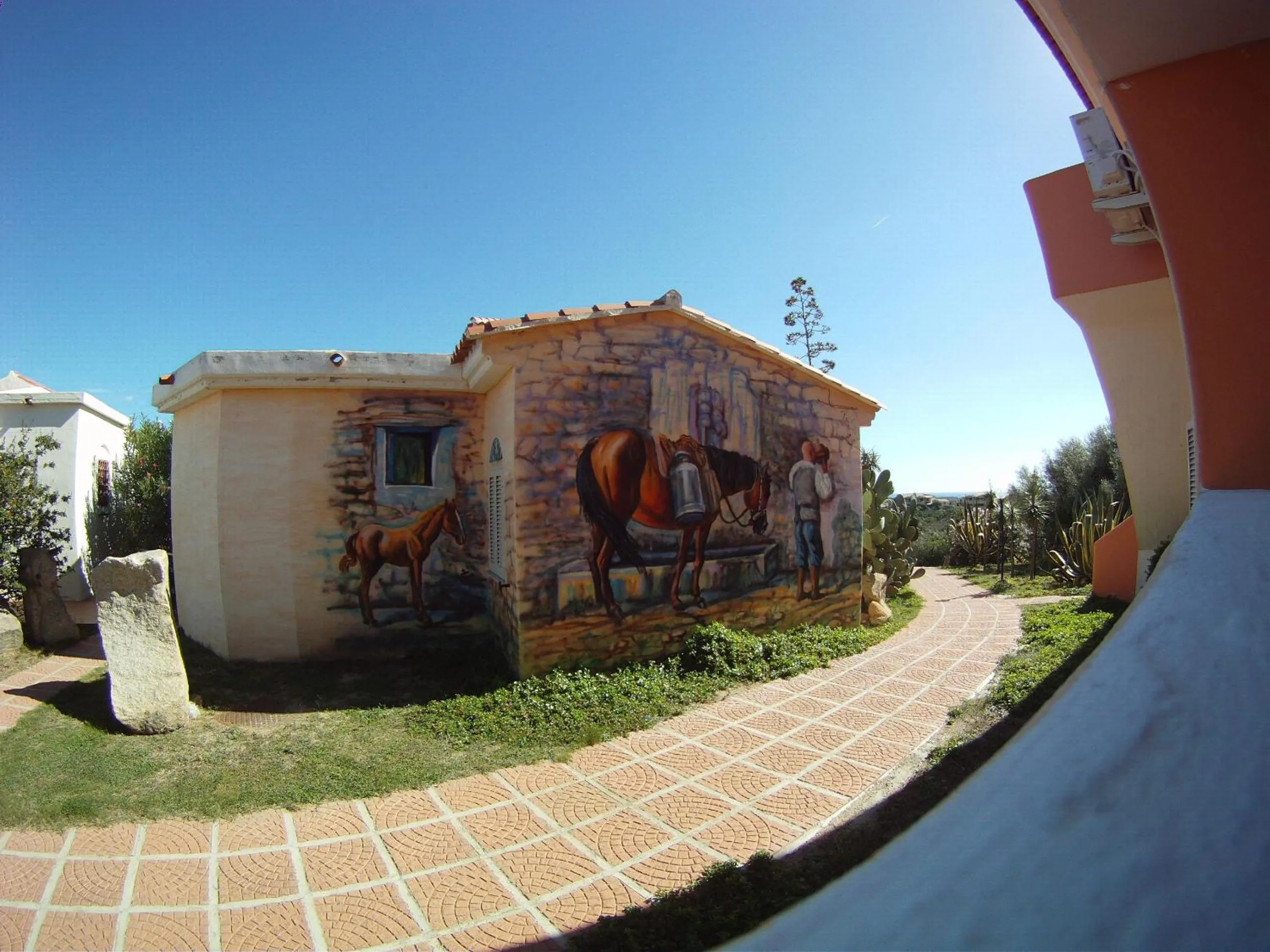 Decorative detail in Residence Hotel Lu Nibareddu