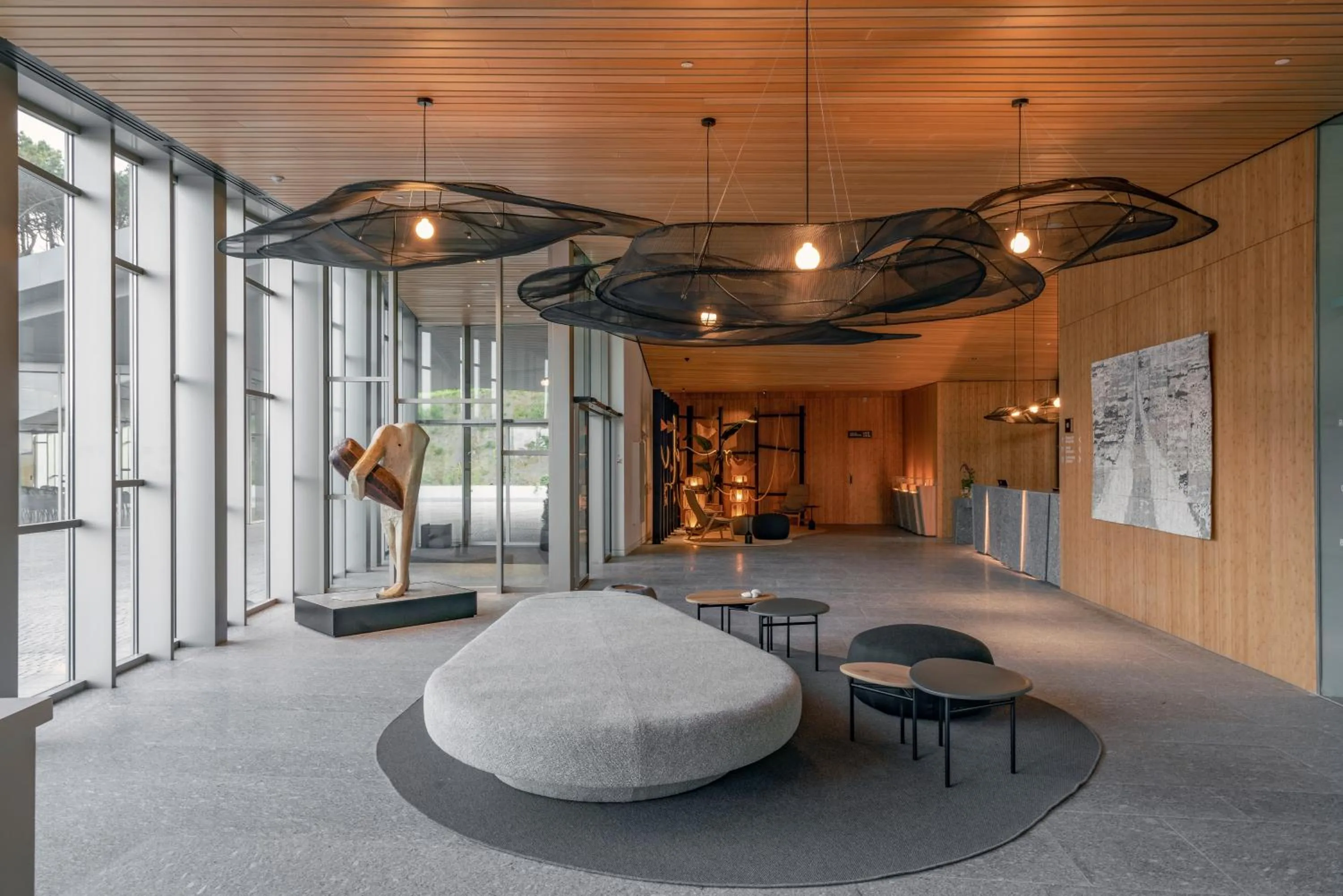 Lobby or reception in Parador Costa da Morte