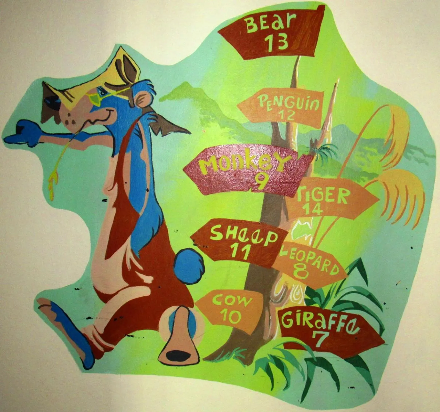 Decorative detail in Noah's Ark Flashpacker