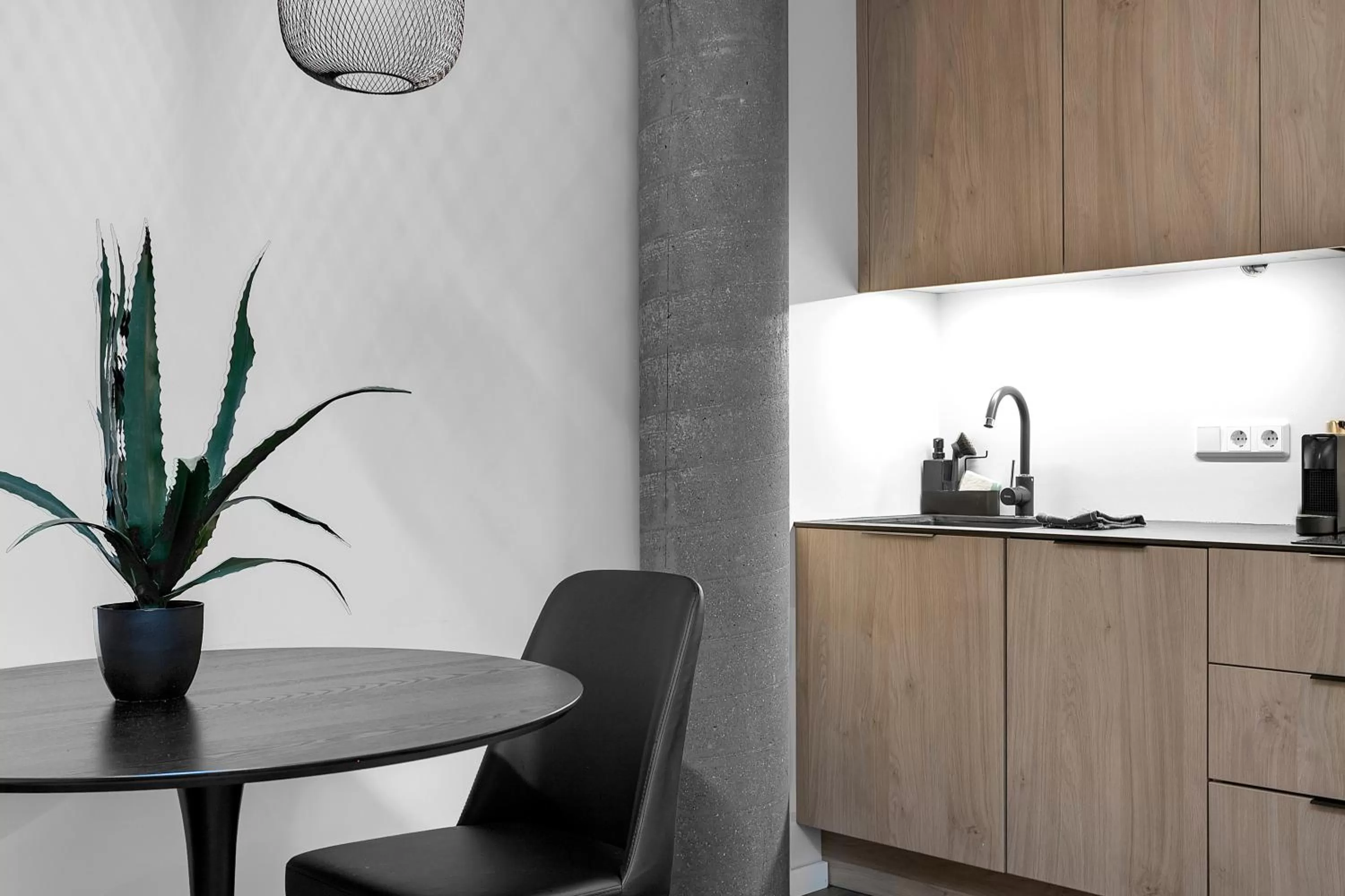 Kitchen or kitchenette in Hotel Vera