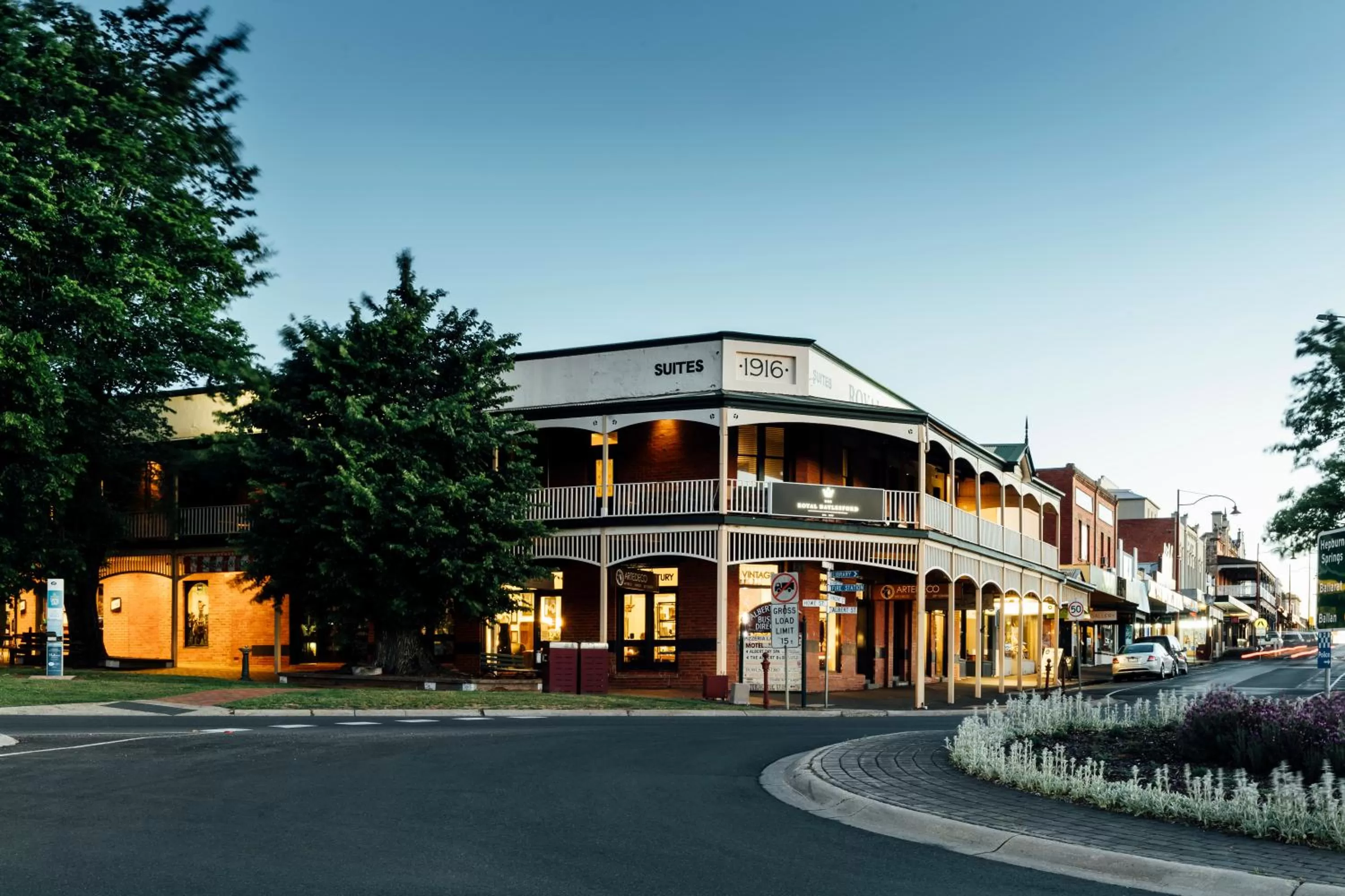 Property building in The Royal Daylesford Hotel