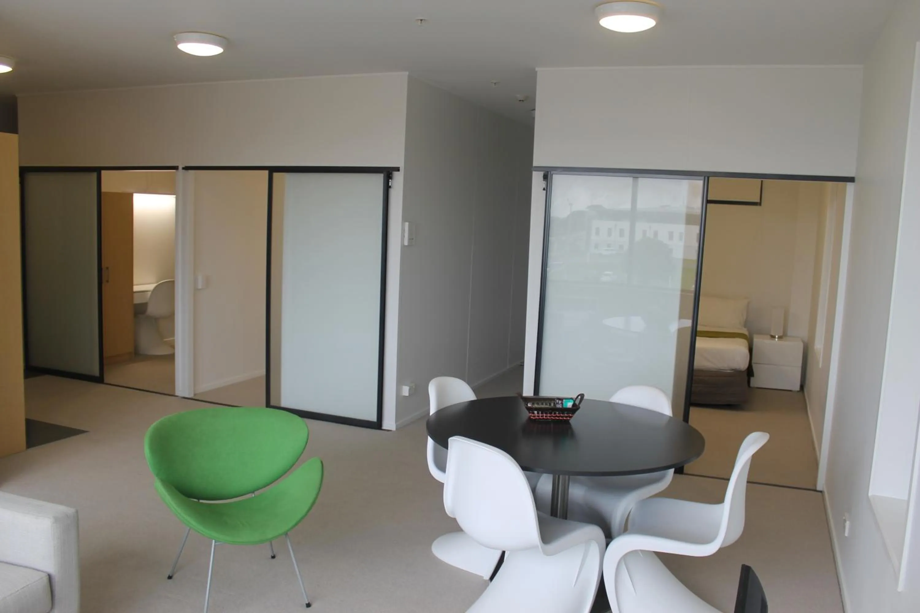 Living room in MCentral Apartments Manukau