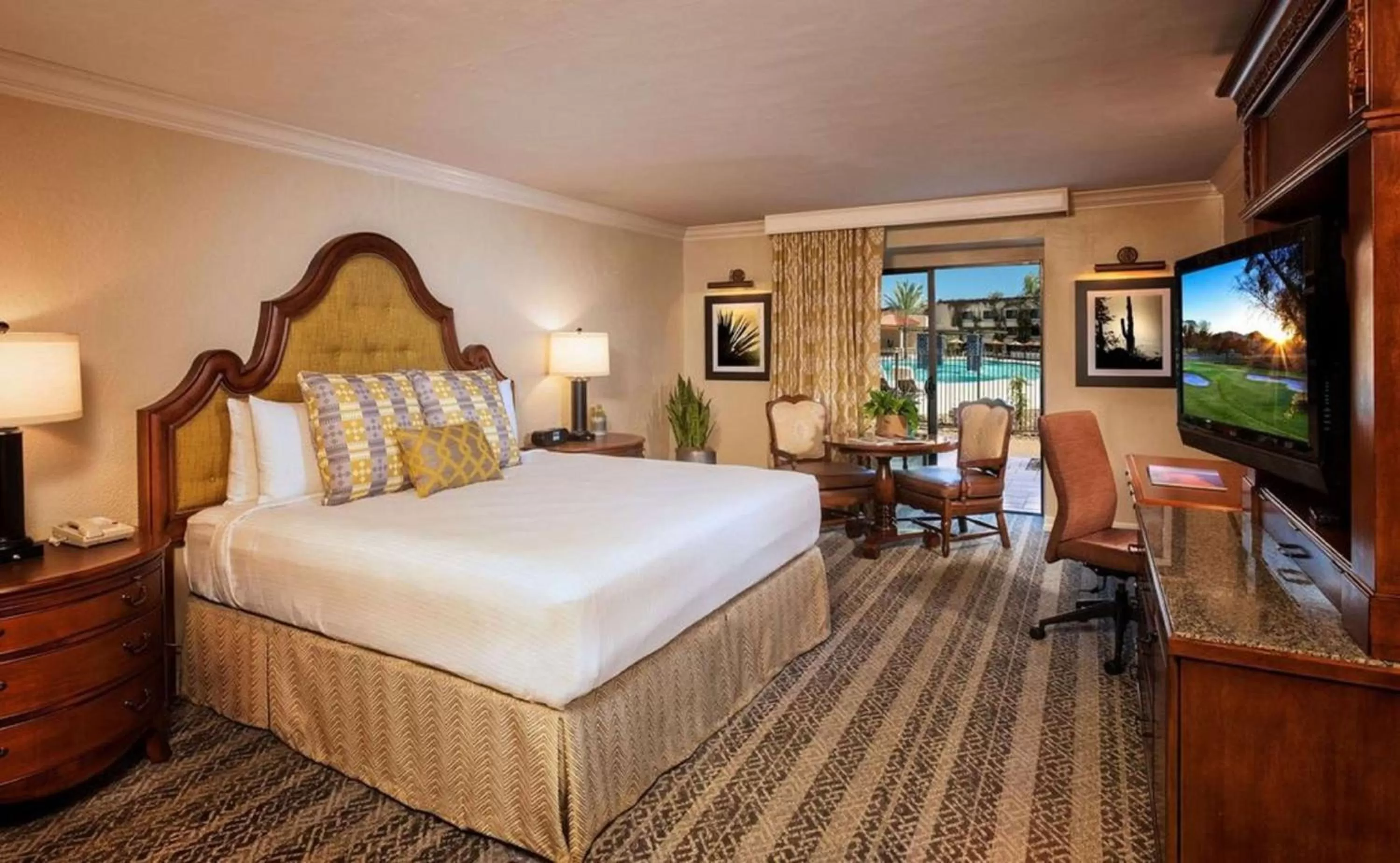 Bedroom in The Scottsdale Resort at McCormick Ranch