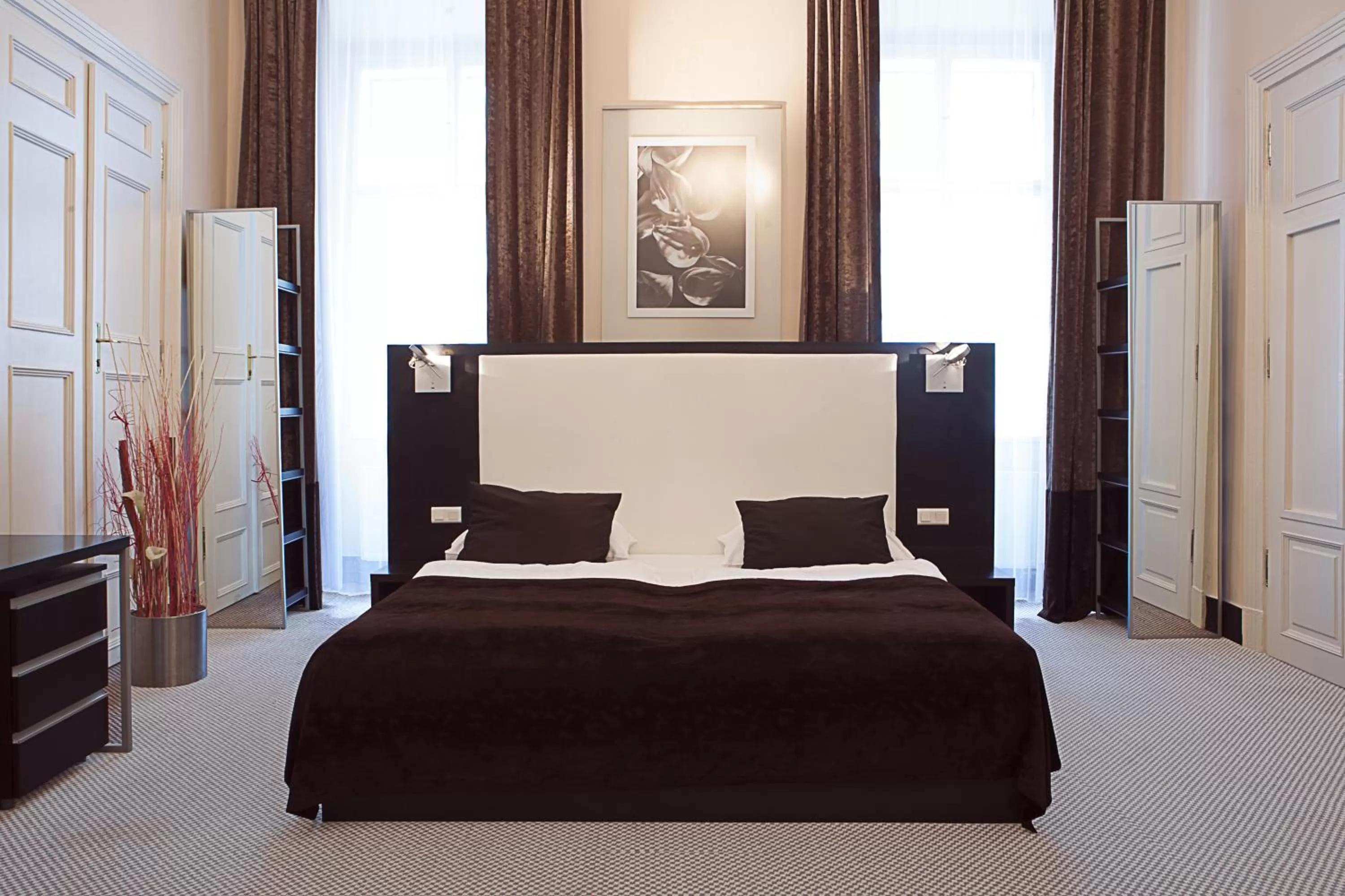 Day, Bed in Old Town Square Residence by Emblem