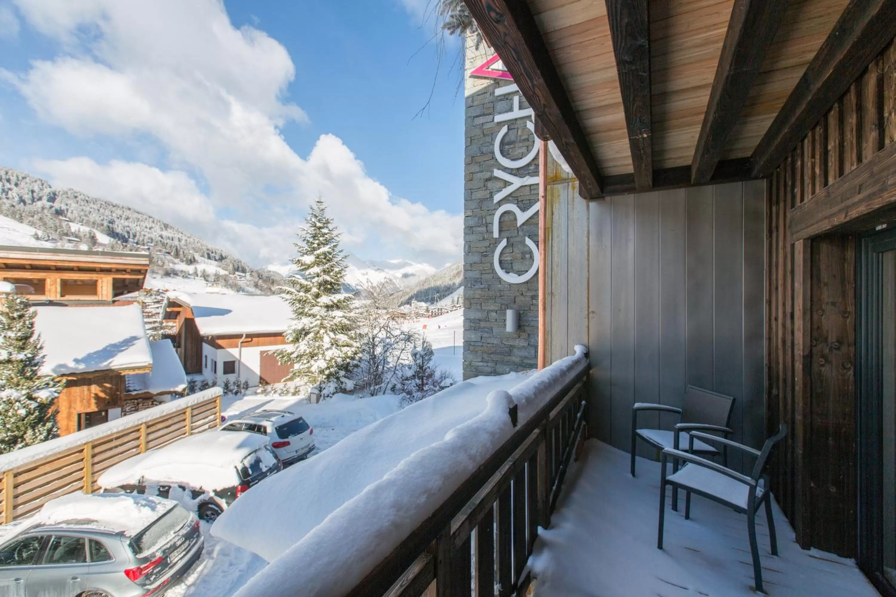 View (from property/room) in Hôtel Spa Crychar