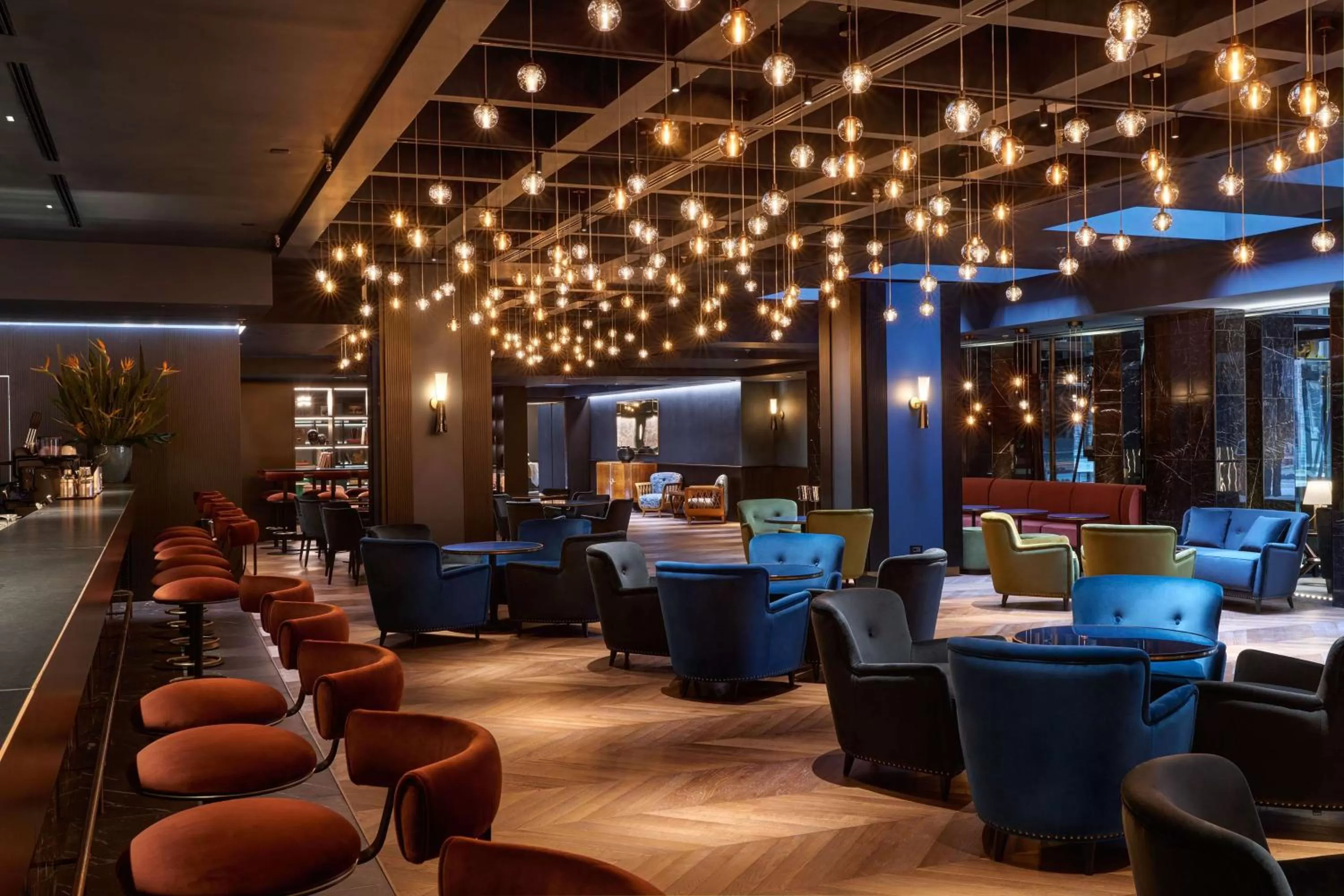 Lounge or bar in Hilton Rome Eur La Lama