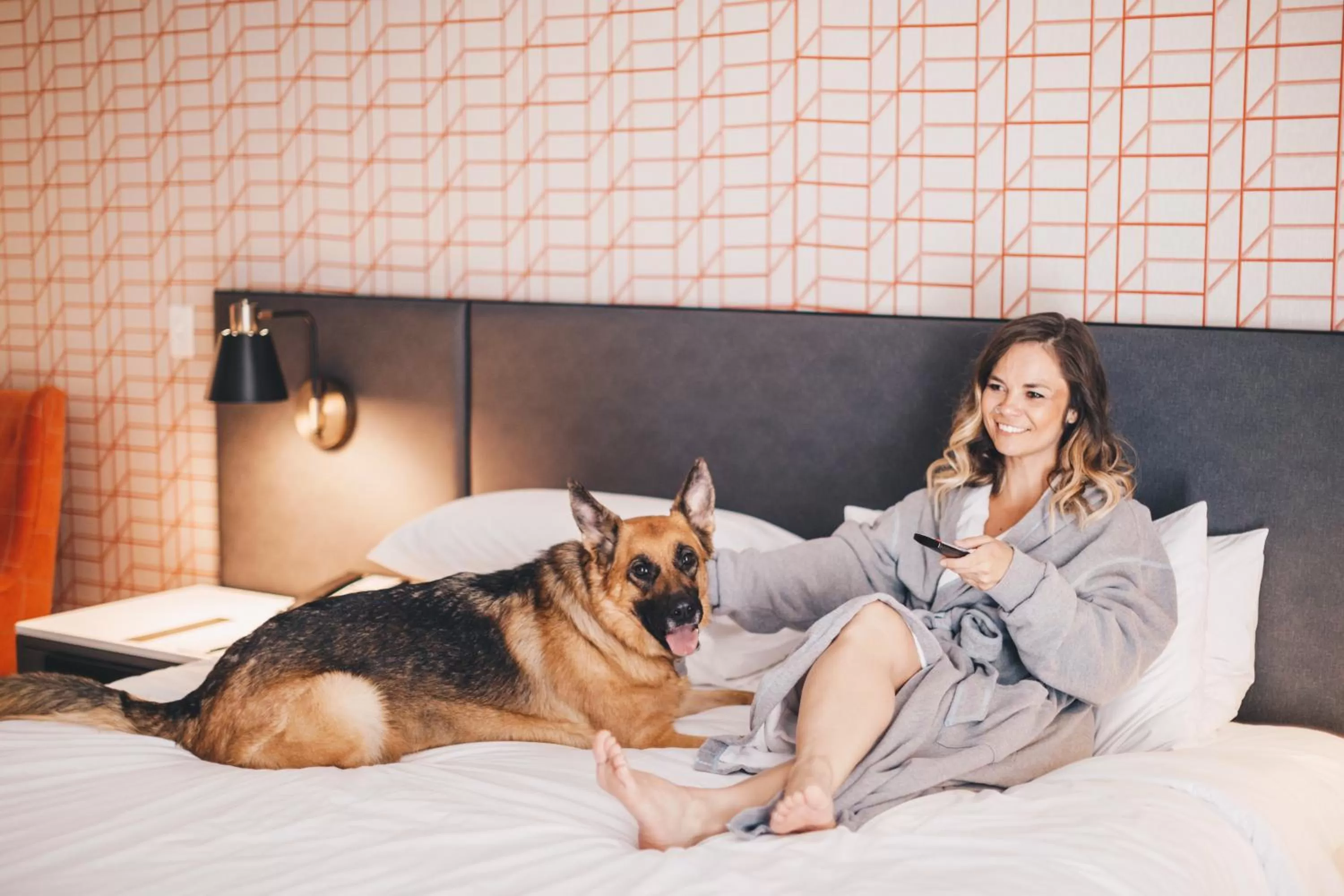People, Bed in Hyatt Centric Downtown Minneapolis