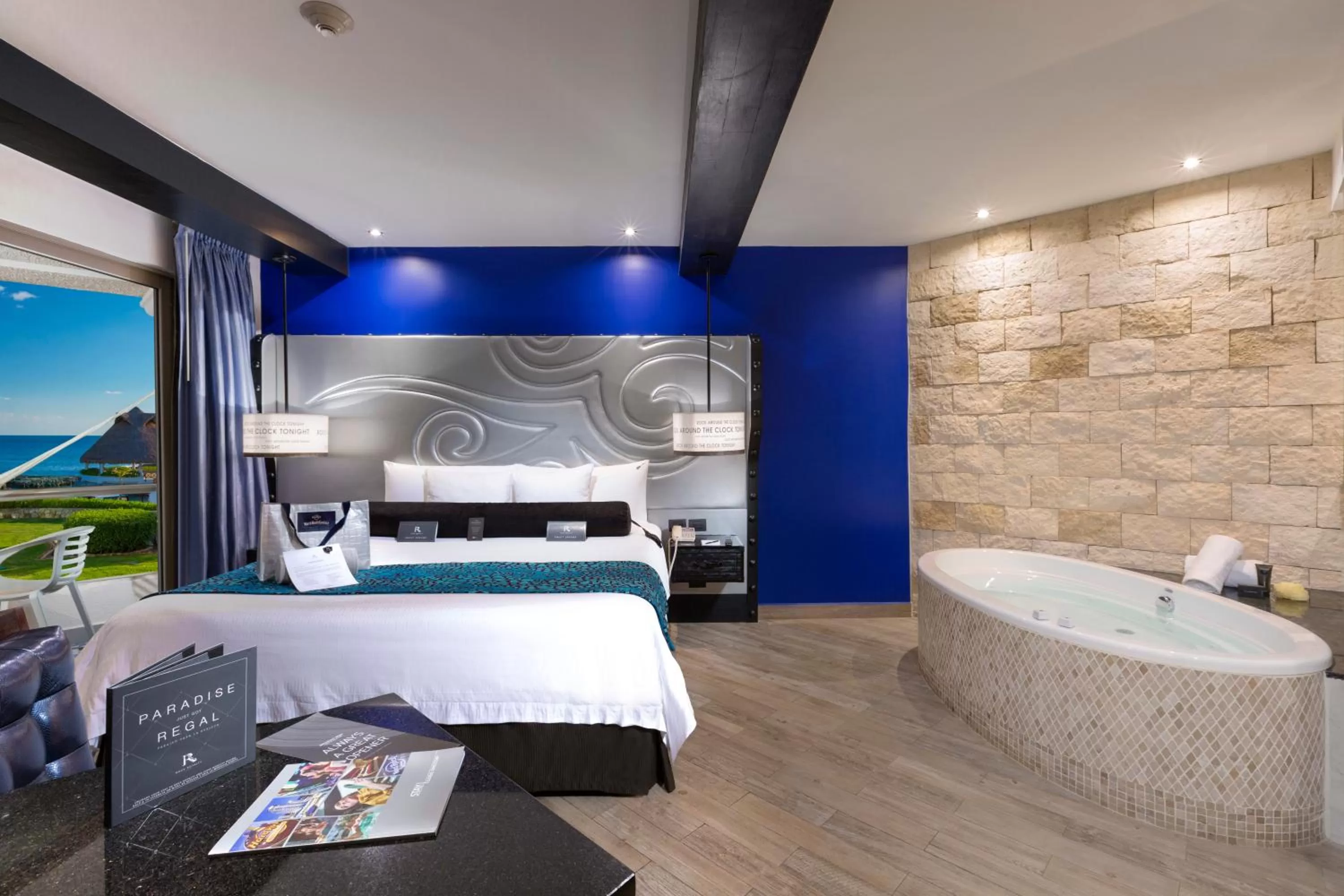 Photo of the whole room, Bed in Hard Rock Hotel Riviera Maya - Heaven Adults Only - All Inclusive