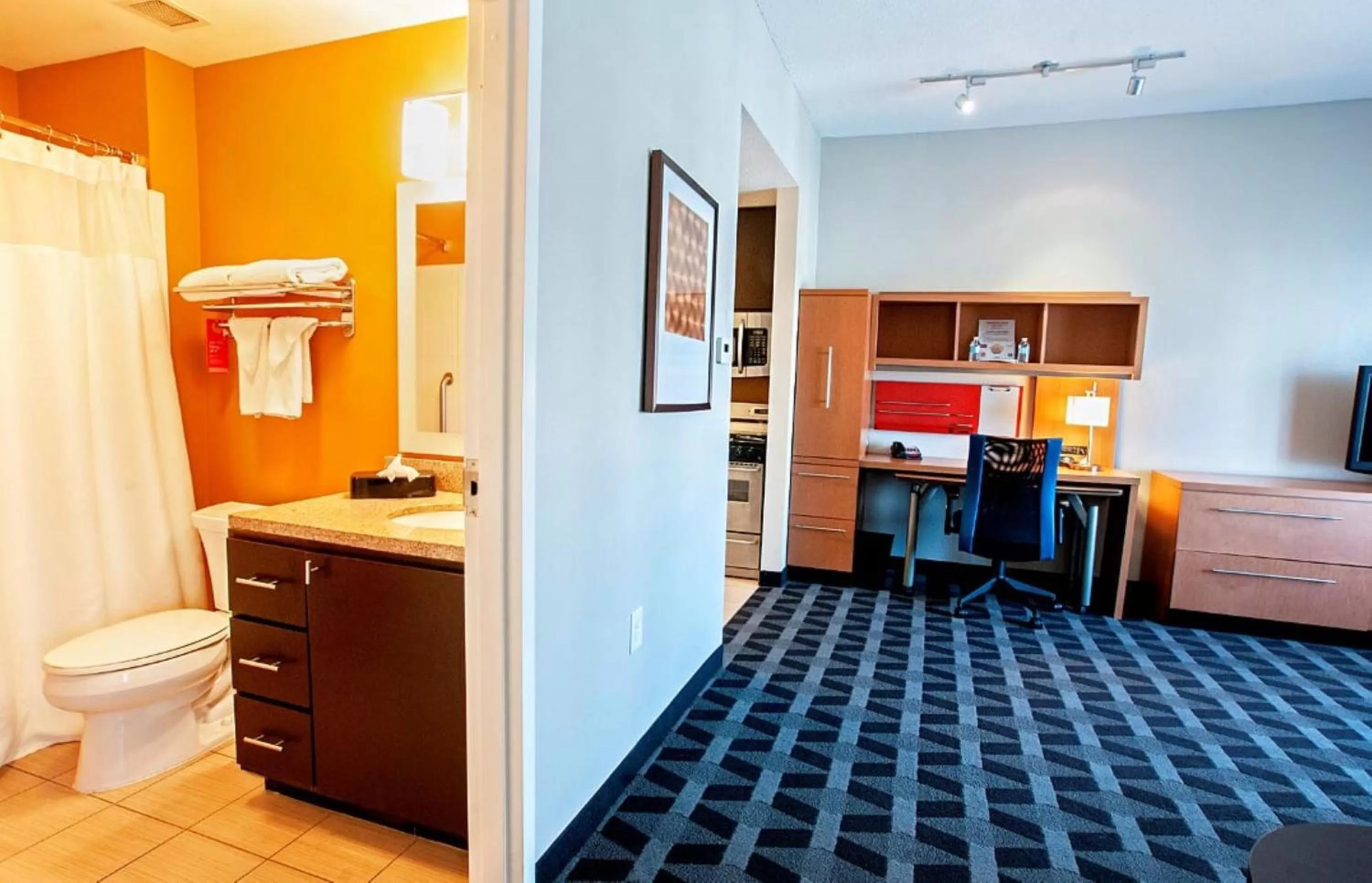 Living room, Bed in TownePlace Suites by Marriott Baton Rouge Gonzales