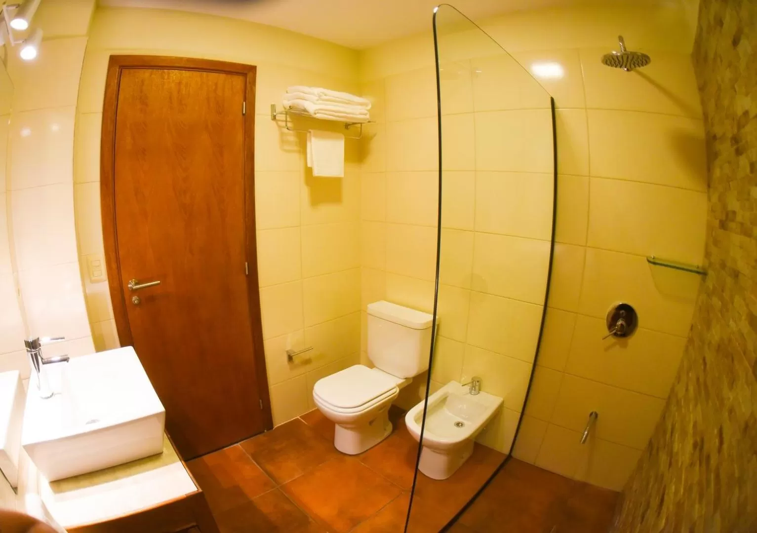 Bathroom in Hostería La Bordona