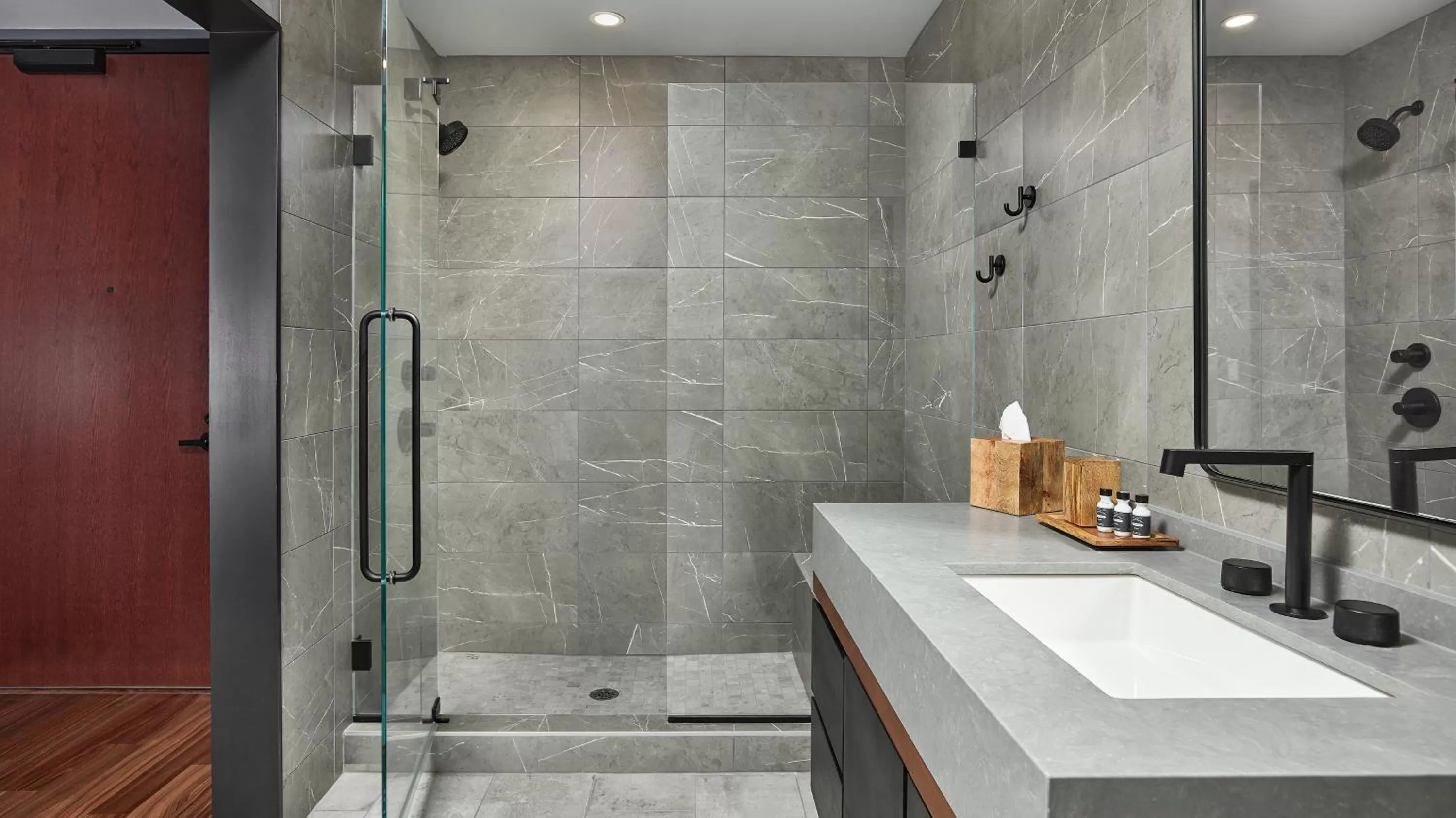 Bathroom in The Rally Hotel at McGregor Square