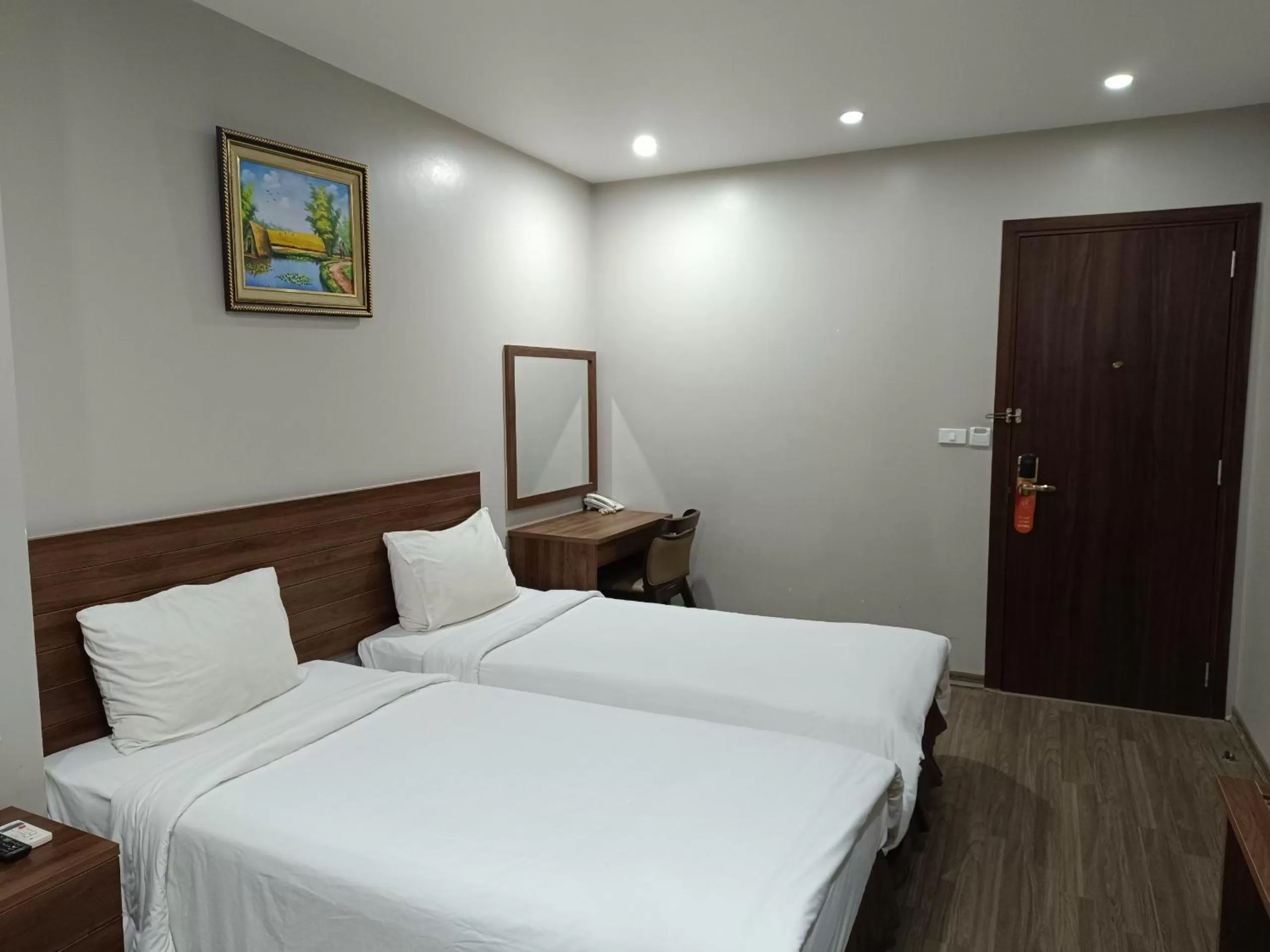 Bed in Victor Hanoi Hotel